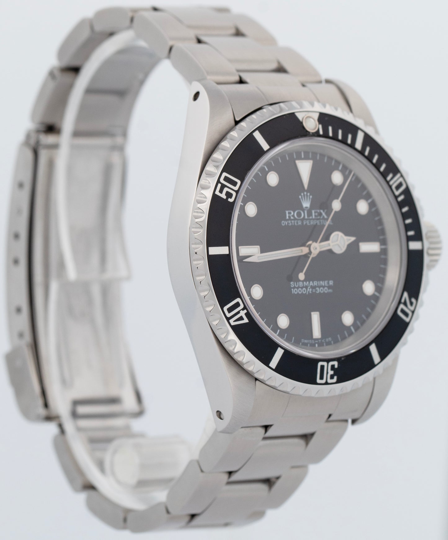1991 Rolex Submariner No-Date BLACK Stainless Steel Dive Oyster 40mm Watch 14060