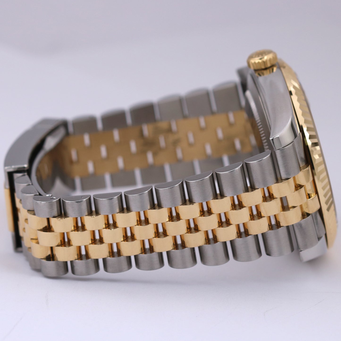 PAPERS Rolex DateJust 41 CHAMPAGNE 18K Gold Steel JUBILEE 41mm 126333 Watch BOX