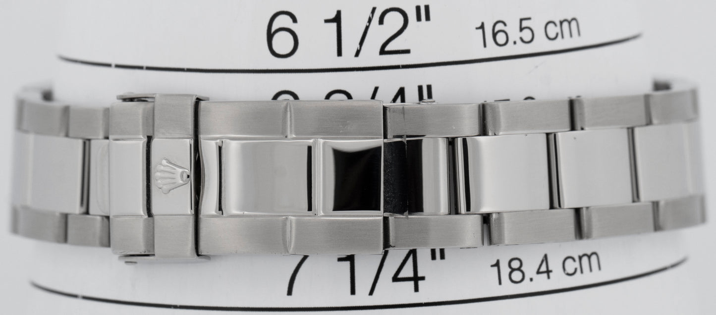 PAPERS Rolex Yacht-Master Mid-Size Platinum Stainless 35mm 168622 Watch BOX