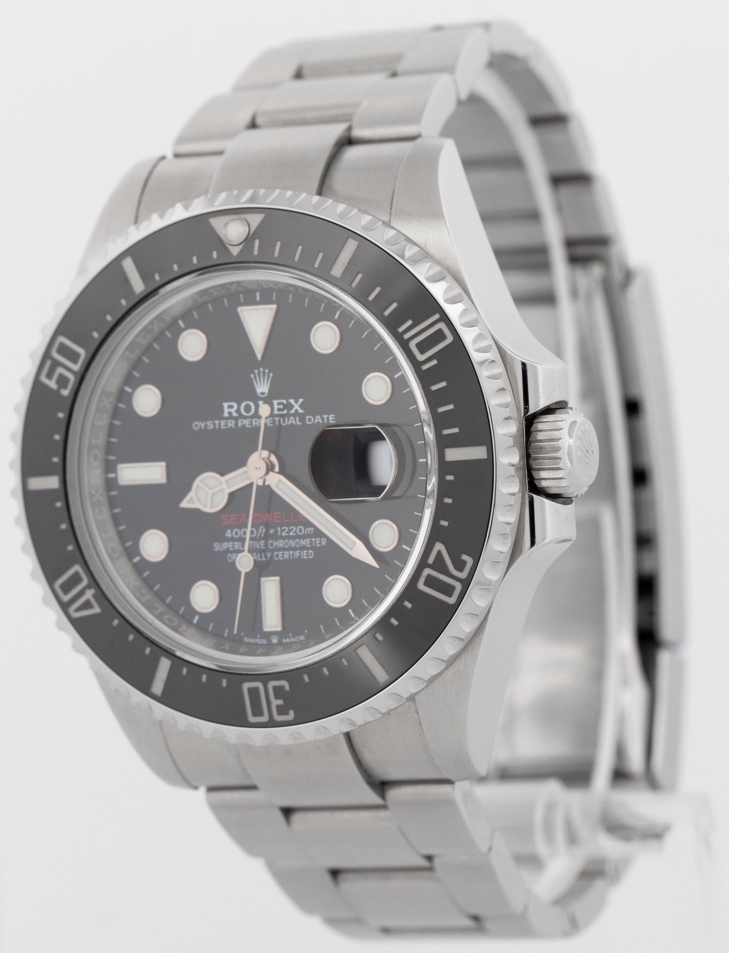 PAPERS Rolex Sea-Dweller Mark II 50th-Anniversary Red Steel 43mm 126600 BOX