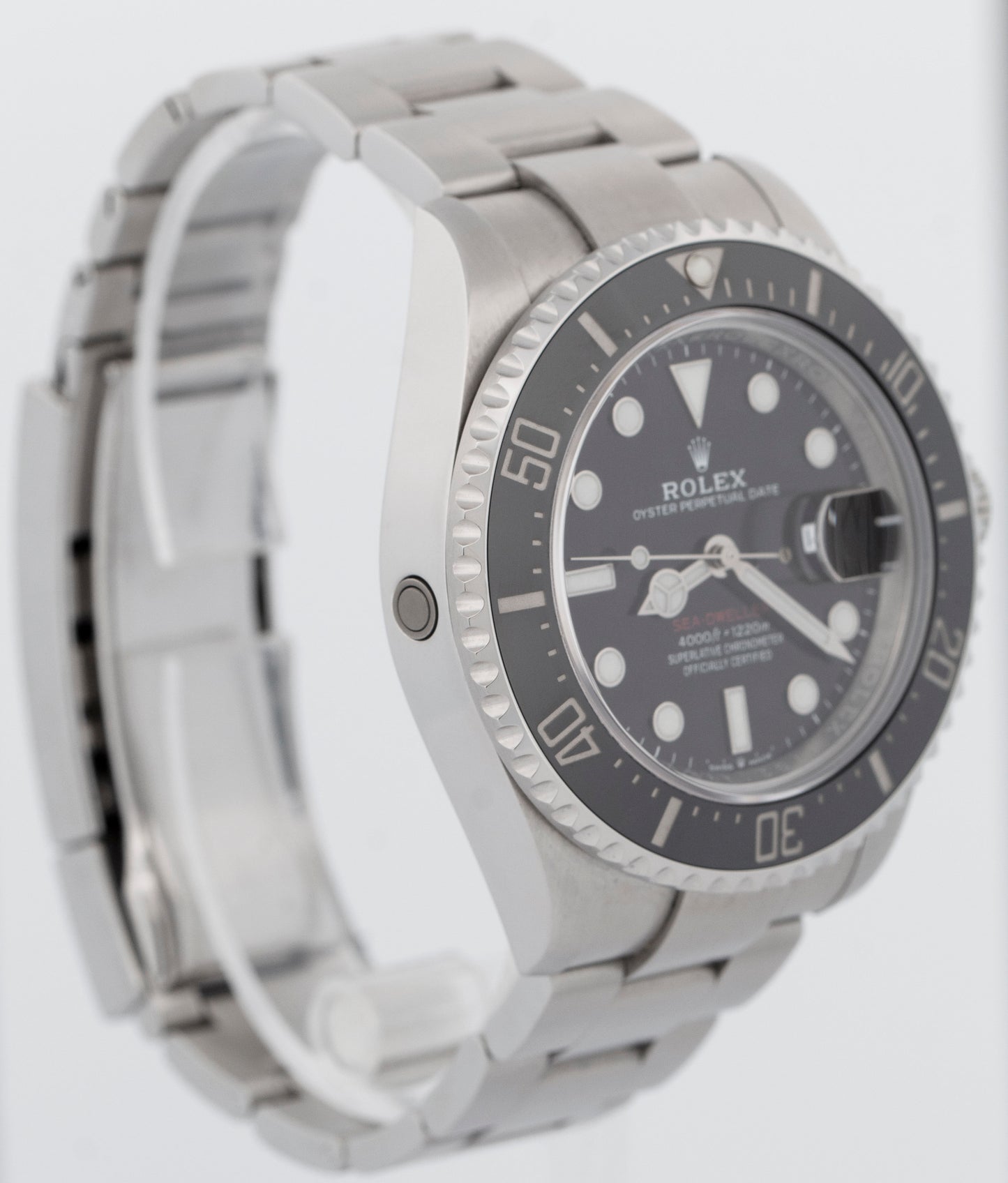 PAPERS Rolex Sea-Dweller Mark II 50th-Anniversary Red Steel 43mm 126600 BOX