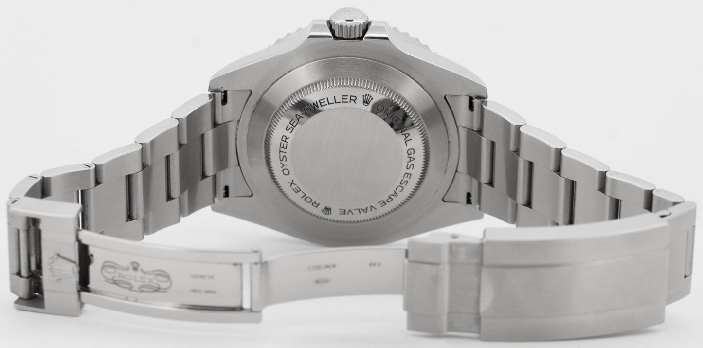 PAPERS Rolex Sea-Dweller Mark II 50th-Anniversary Red Steel 43mm 126600 BOX