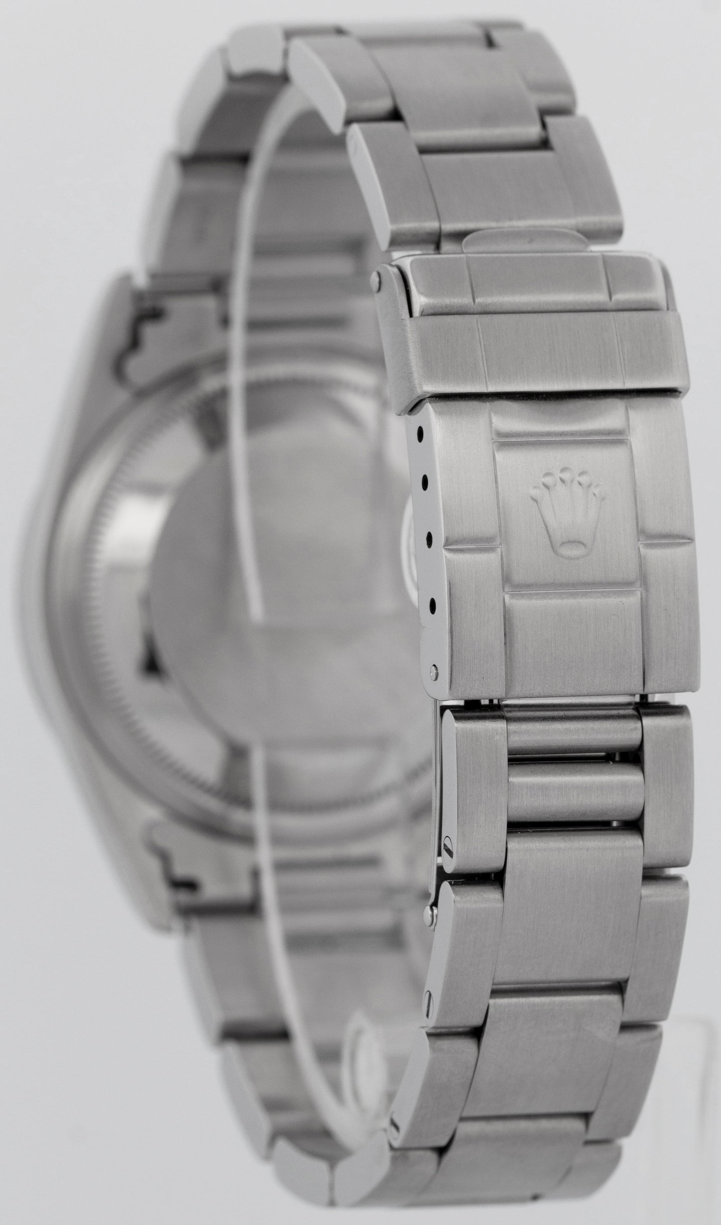 PAPERS Rolex Explorer I FROZEN Black 36mm Oyster Stainless Steel Watch 14270 BOX