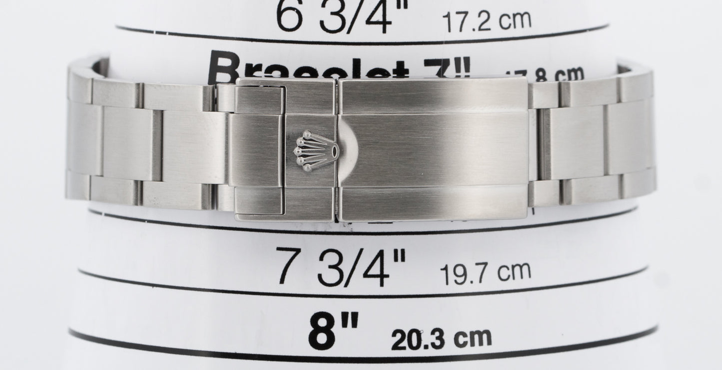 Rolex Explorer I BLACK Stainless Steel 39mm 3-6-9 MK2 Automatic Watch 214270