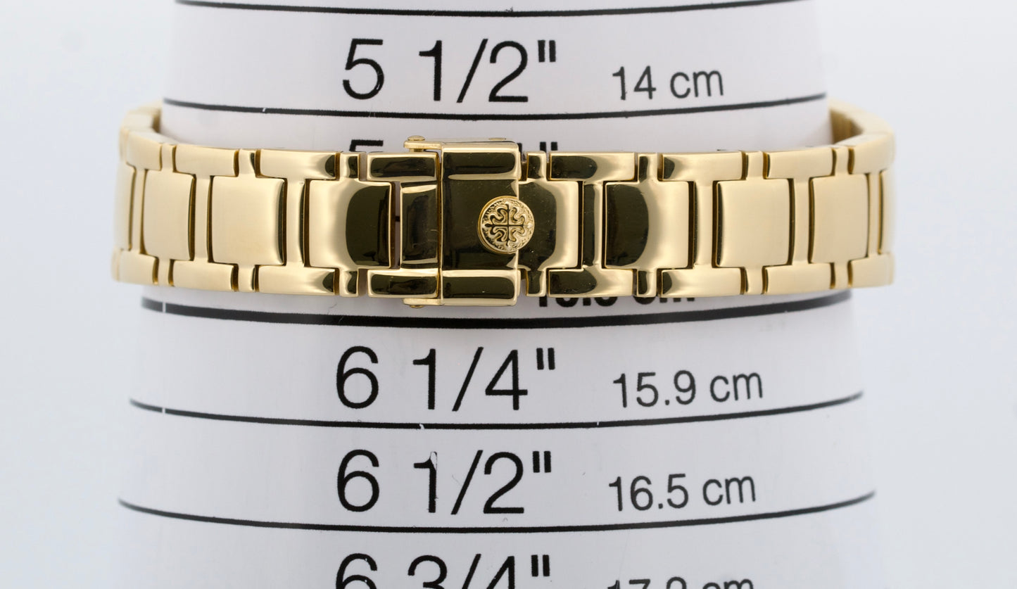 Ladies Patek Philippe Nautilus IVORY 18k Yellow Gold 27mm Quartz 4700/51 Watch