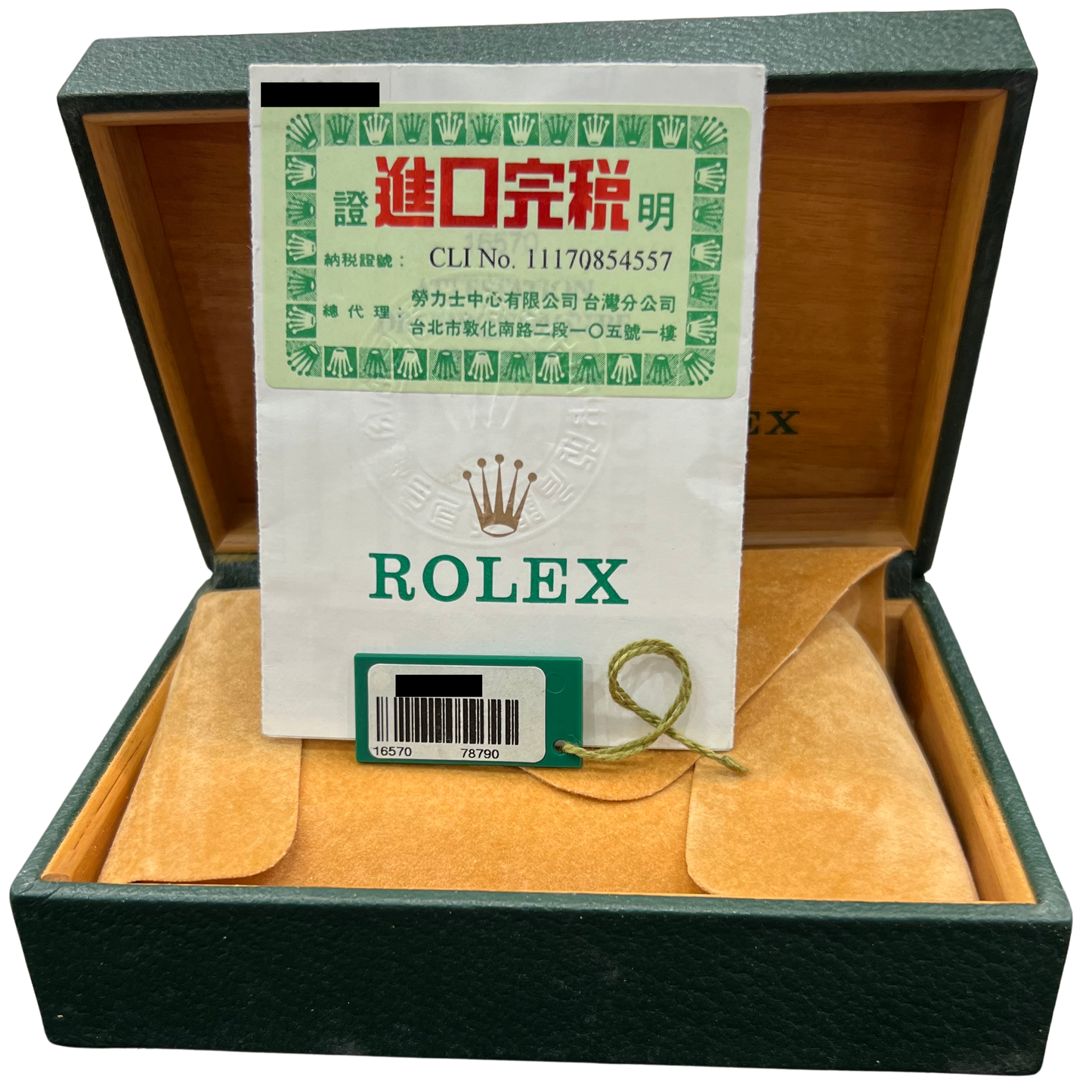 PAPERS UNPOLISHED Rolex Explorer II 40mm BLACK Steel GMT Watch 16570 BOX