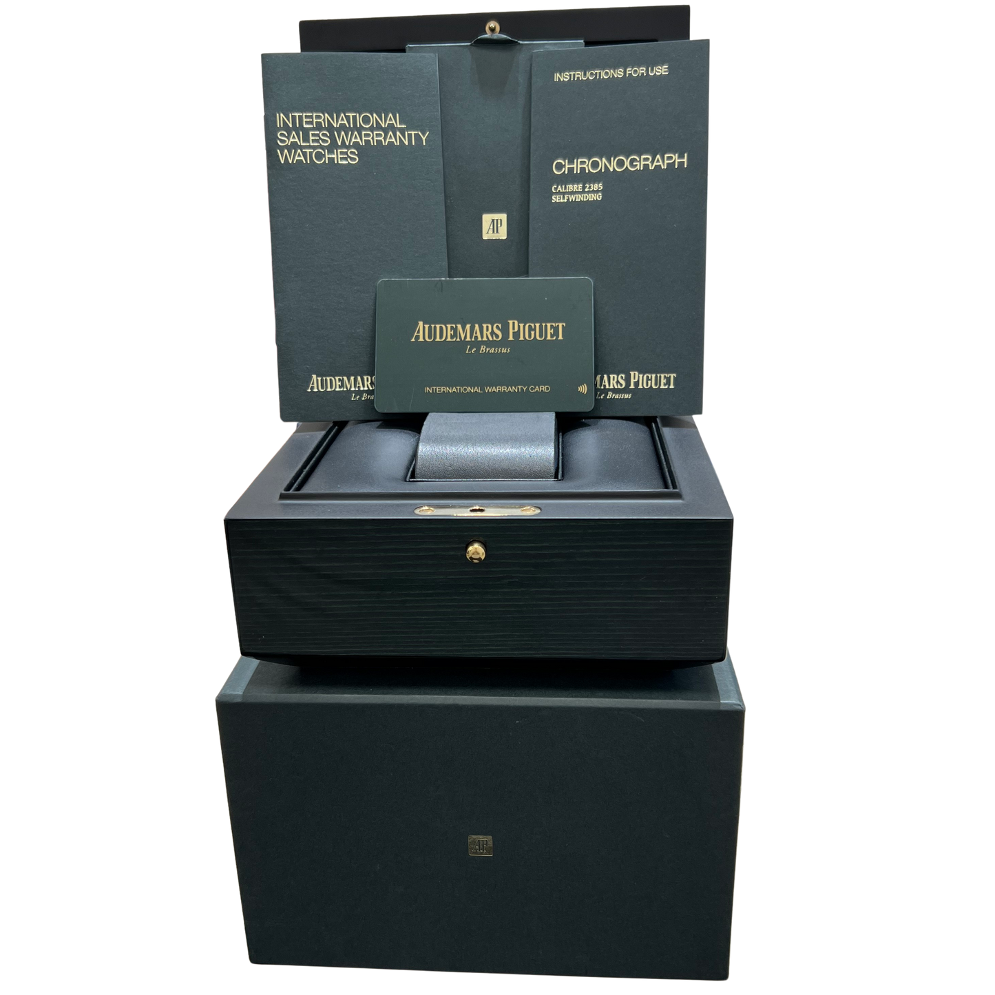 UNPOLISHED PAPERS Audemars Piguet AP Royal Oak Chronograph 38 26315ST Watch BOX