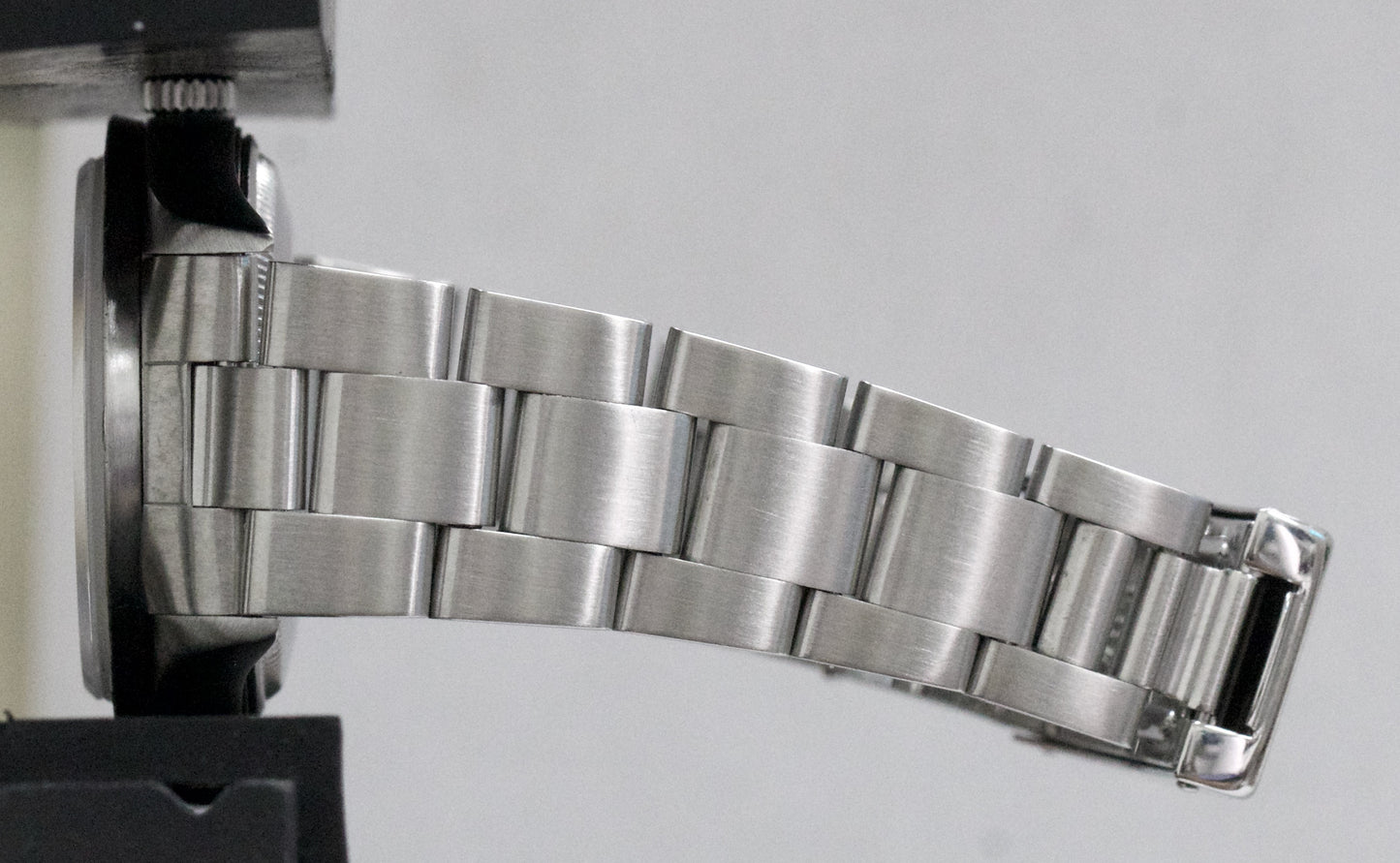 Rolex Oyster Perpetual Air-King SILVER Stainless Steel NO-HOLES 34mm Watch 14010