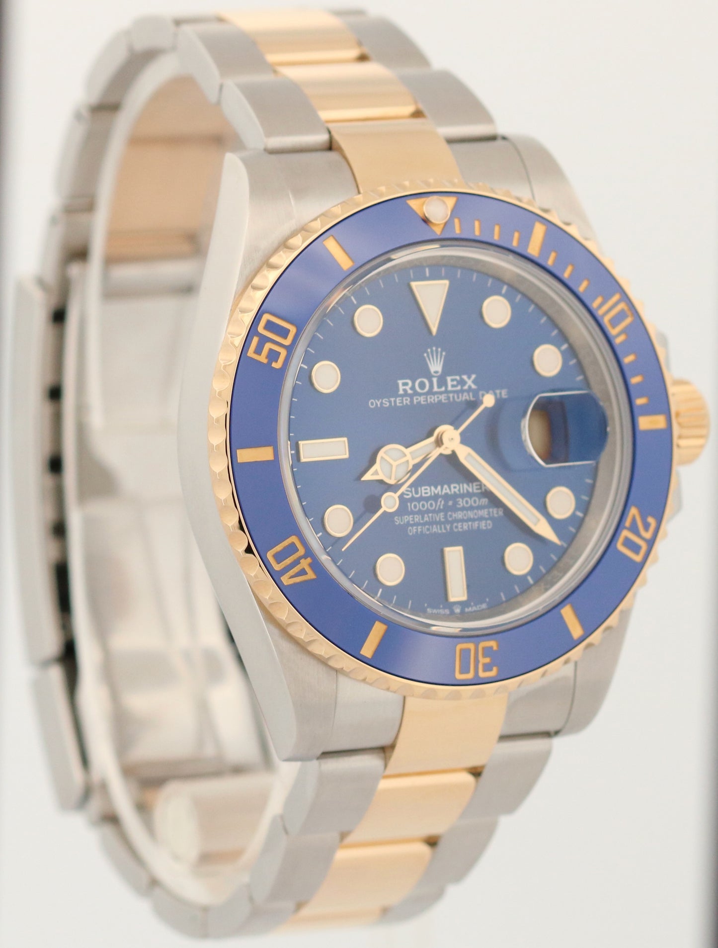 MINT 2024 PAPERS Rolex Submariner Date BLUE 18K Steel 41mm Ceramic 126613 LB BOX