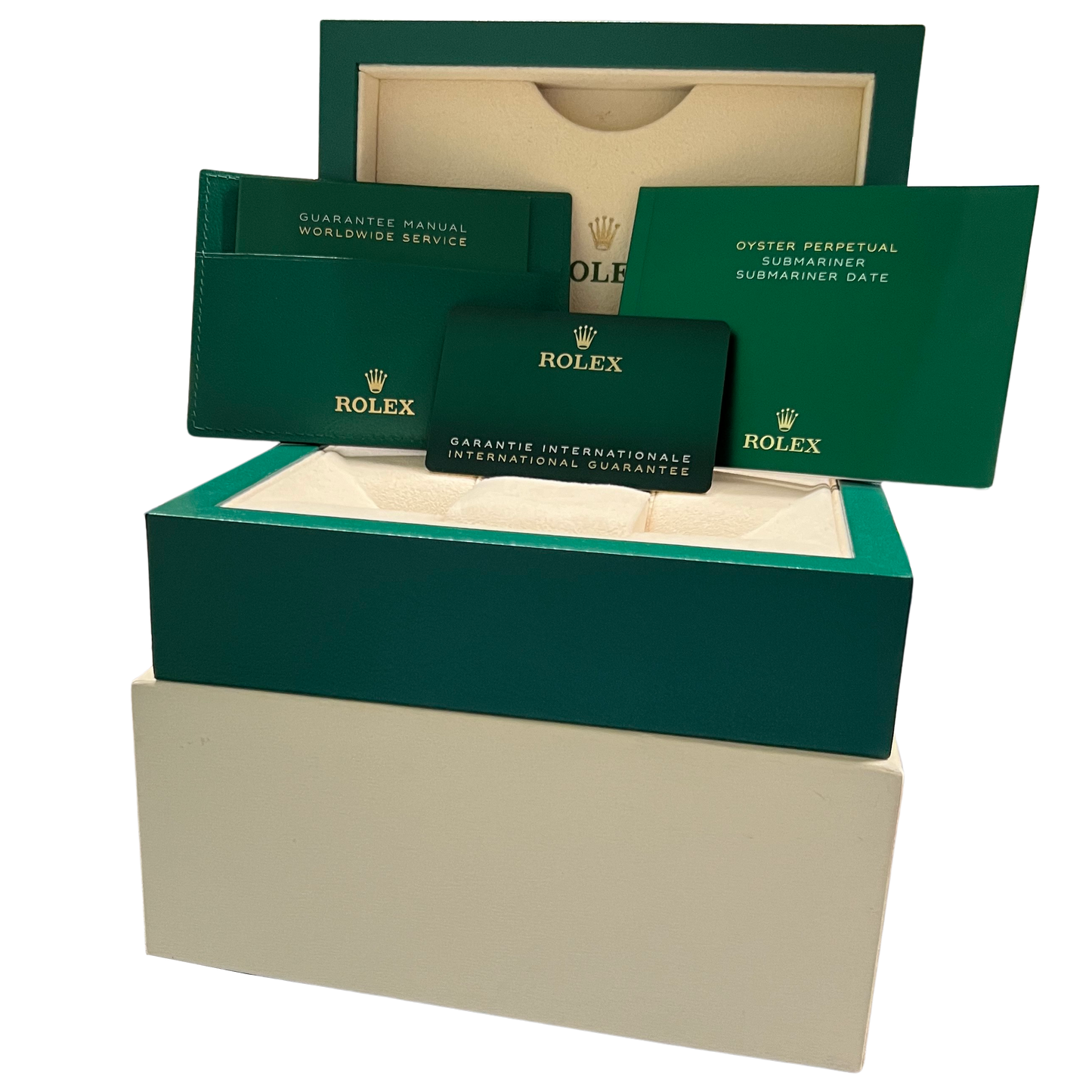 2022 PAPERS Rolex Submariner Date BLUE 41mm Ceramic 18K Gold Steel 126613 LB BOX
