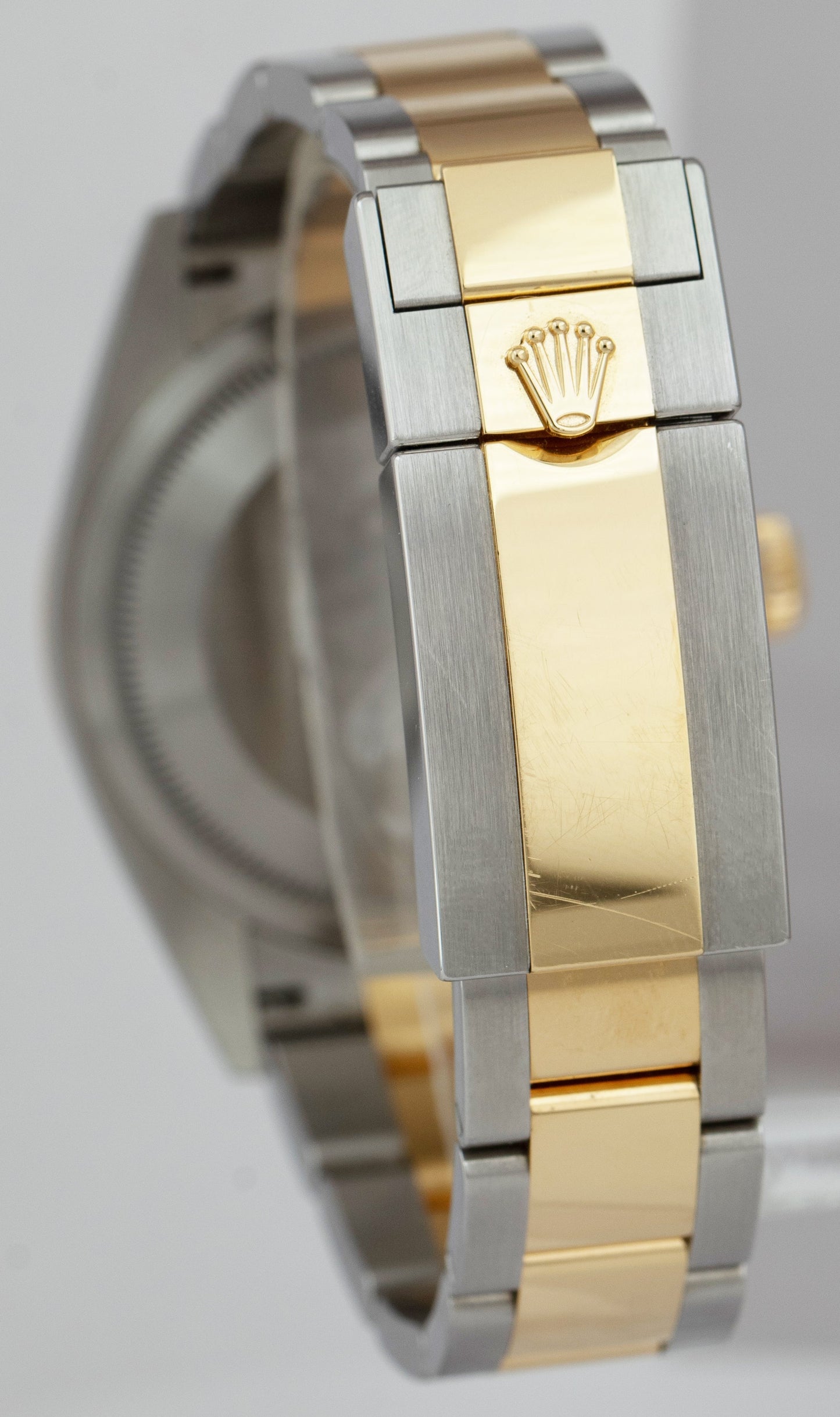 2021 NEW CARD Rolex Explorer I Black Two-Tone Gold Steel 36mm 124273 Watch B+P