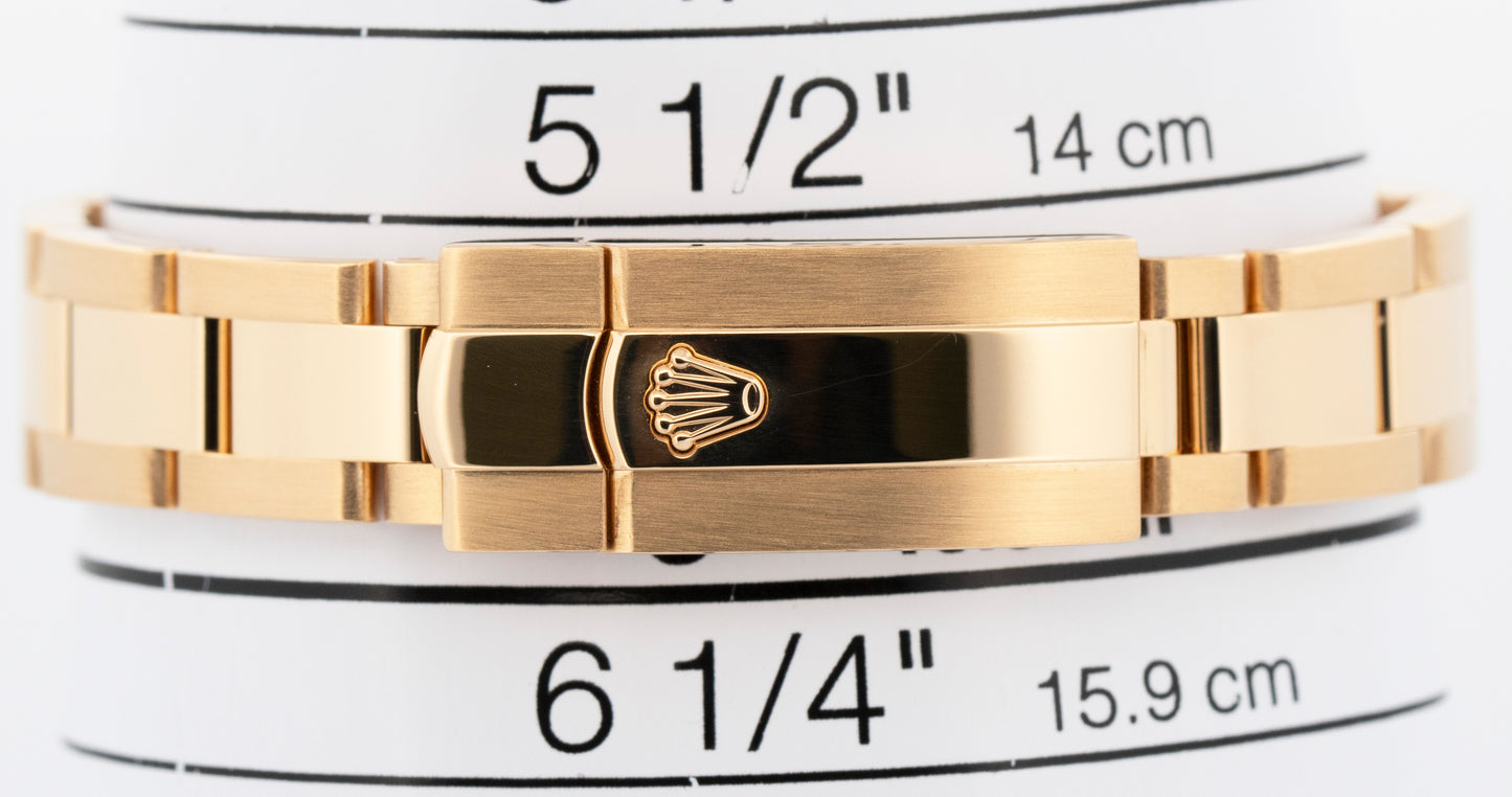 2003 PAPERS Rolex DateJust President SILVER Yellow Gold 26mm 179178 Watch BOX