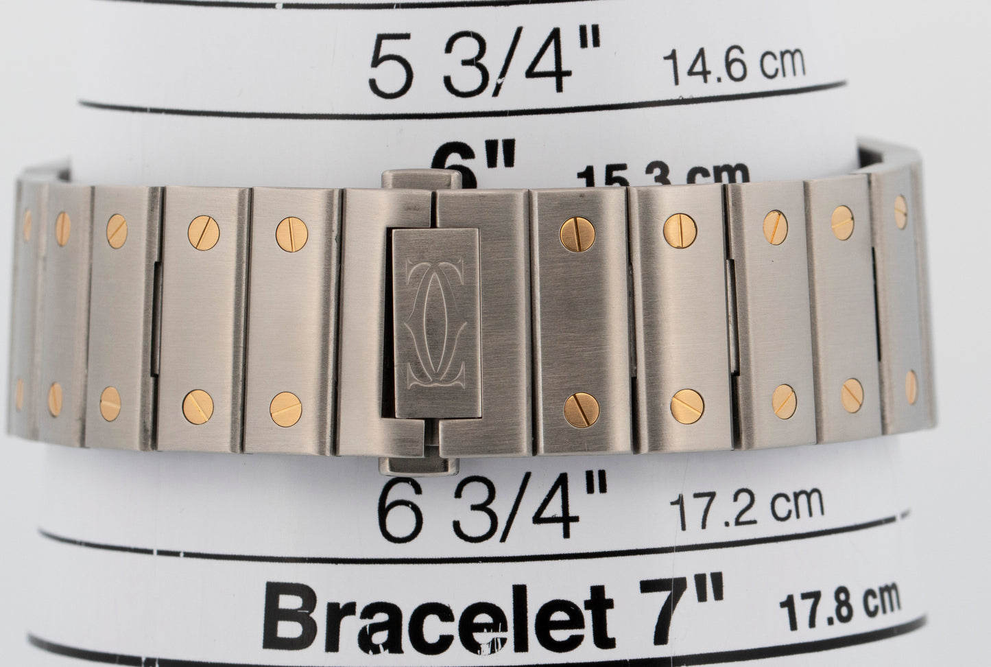 Cartier Santos WHITE Two-Tone Yellow Gold Steel 39.8mm 4072 / W2SA0009 Watch
