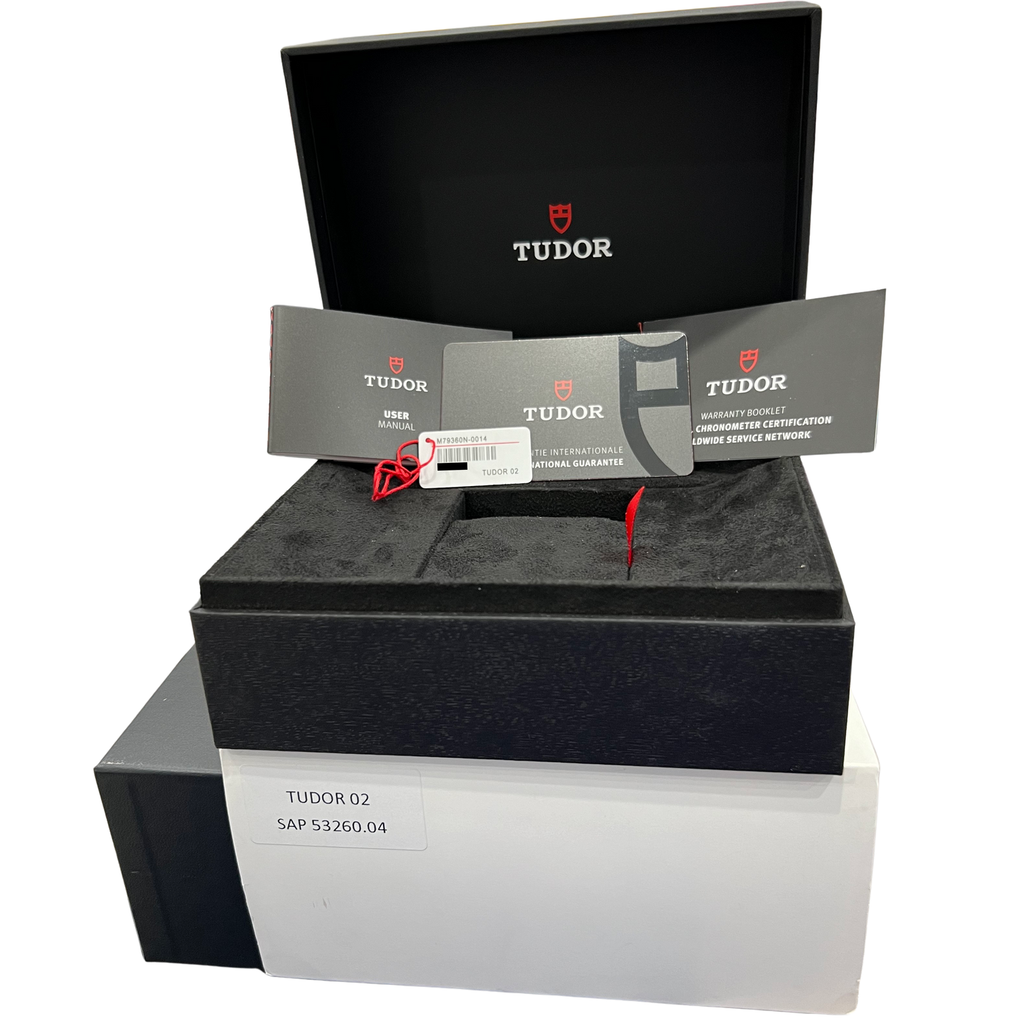 2025 PAPERS Tudor Black Bay Chrono 41mm PANDA White Jubilee Watch 79360 BOX