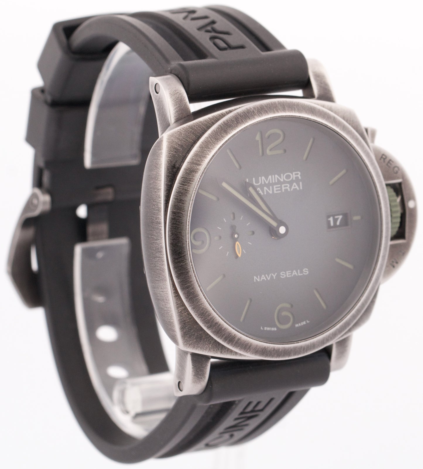 MINT 2023 PAPERS Panerai Luminor Navy Seals BRUNITO STEEL 44mm PAM01412 BOX