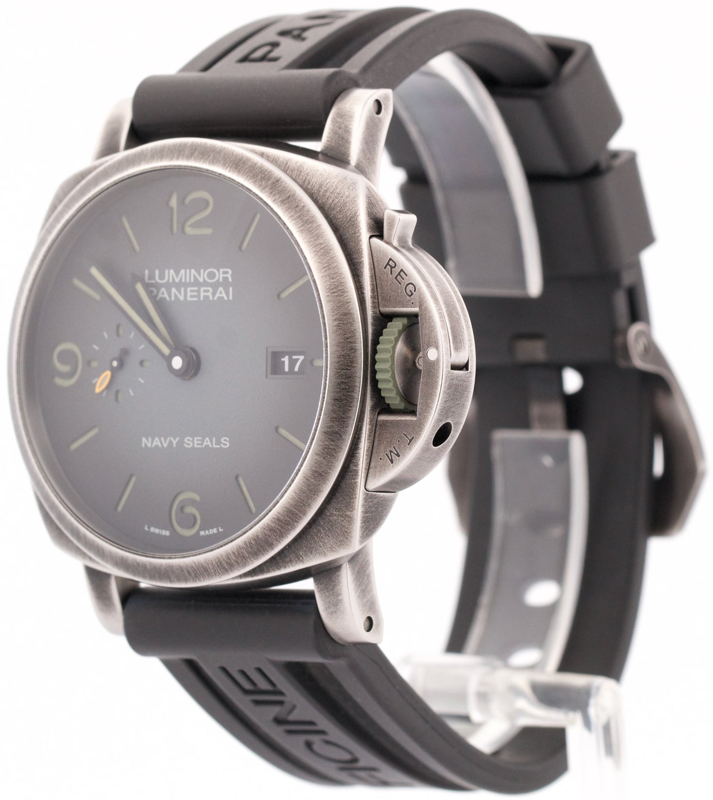 MINT 2023 PAPERS Panerai Luminor Navy Seals BRUNITO STEEL 44mm PAM01412 BOX