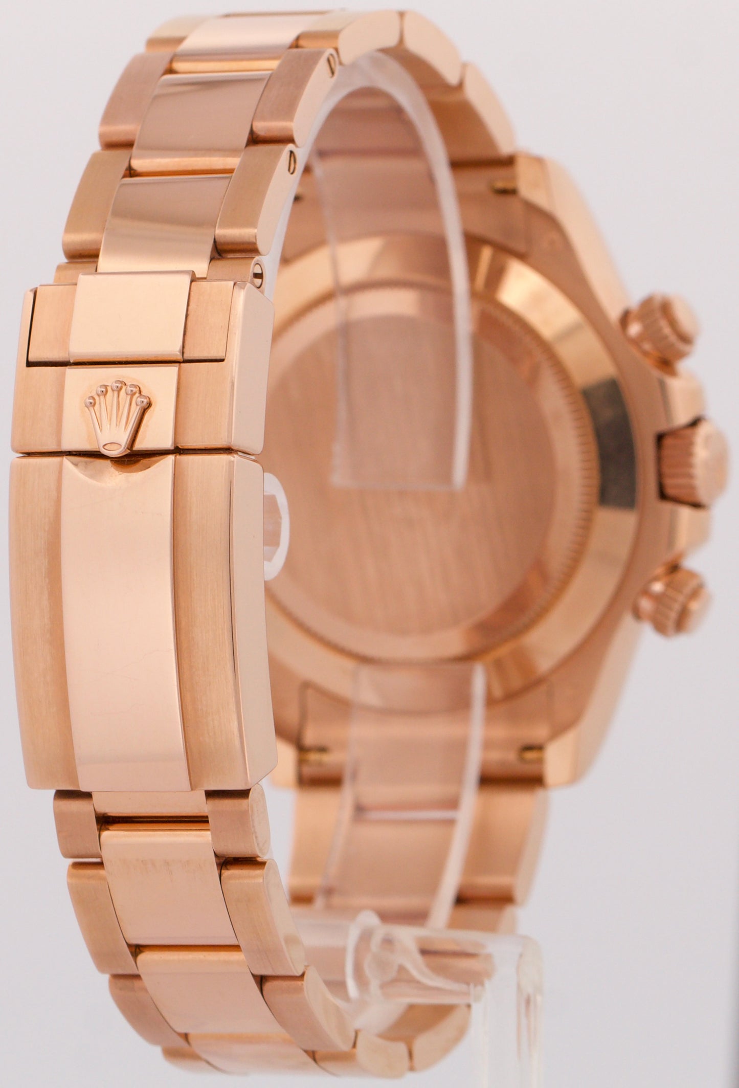 PAPERS Rolex Daytona CHOCOLATE ARABIC 40mm Brown 18K Rose Gold 116505 BOX