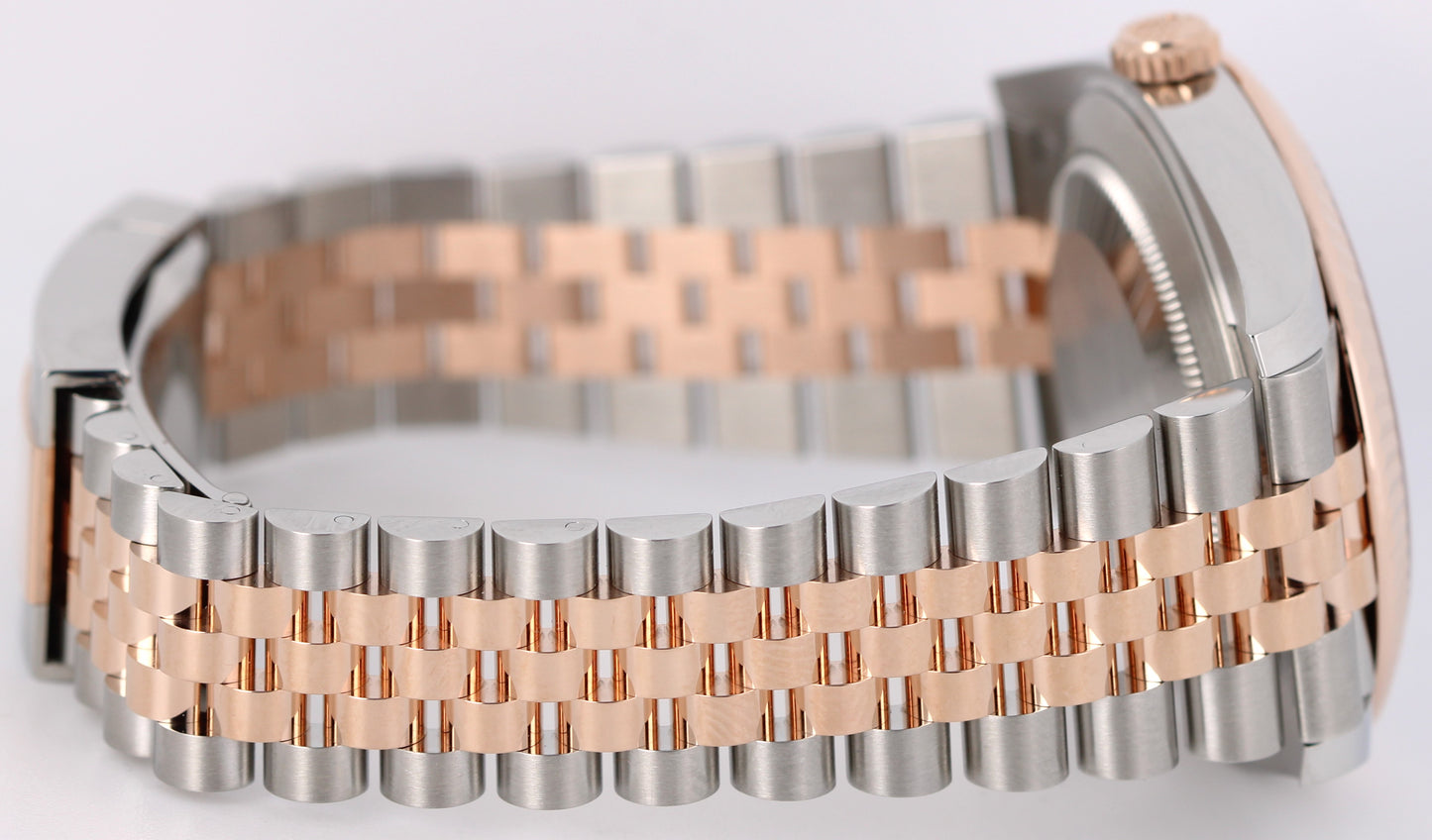 Rolex DateJust 41 Two-Tone 18k Rose Gold Steel WIMBLEDON Jubilee 126331 Watch