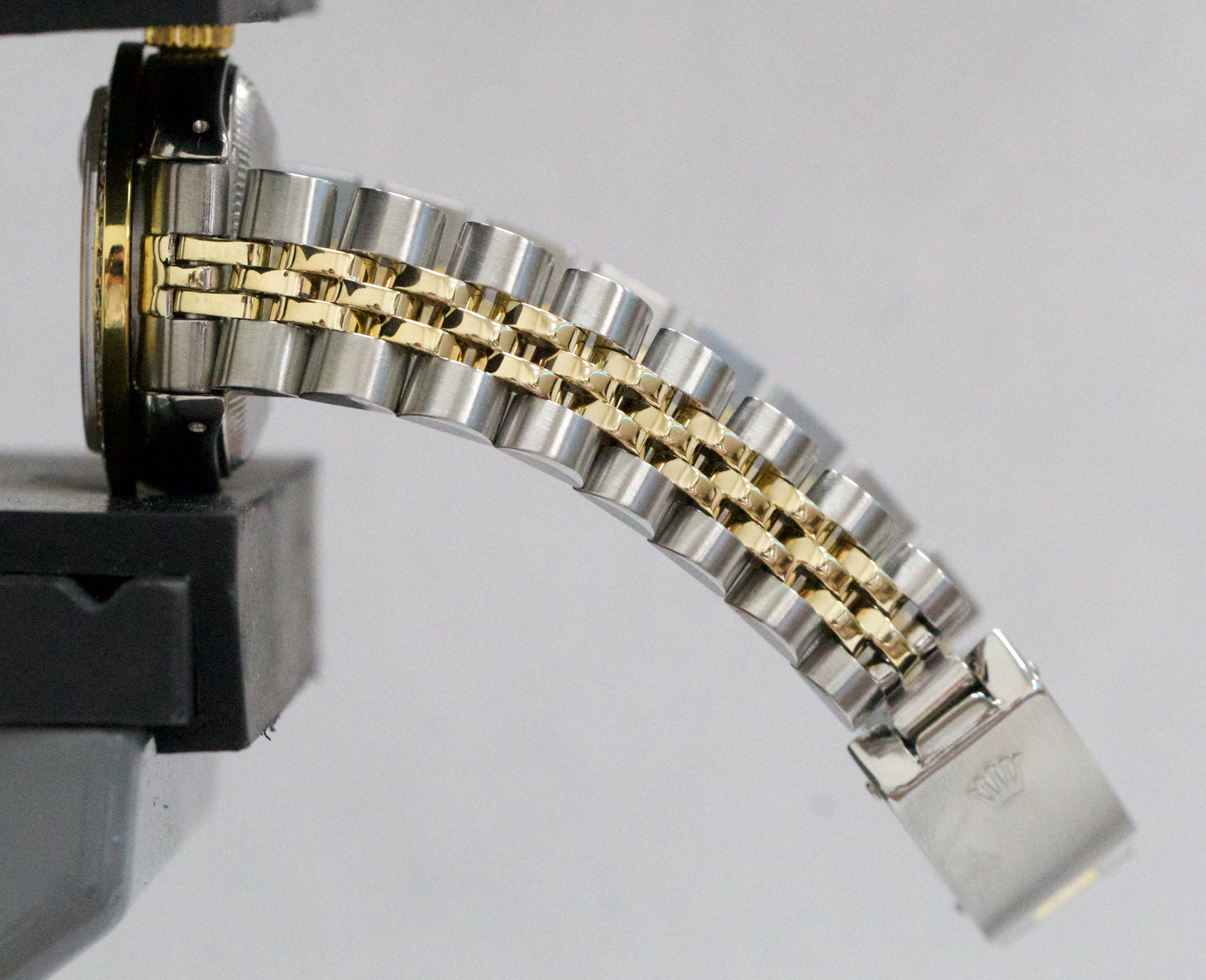 VINTAGE Rolex DateJust 26mm MOP DIAMOND 18K Yellow Gold Steel JUBILEE 6917 BOX