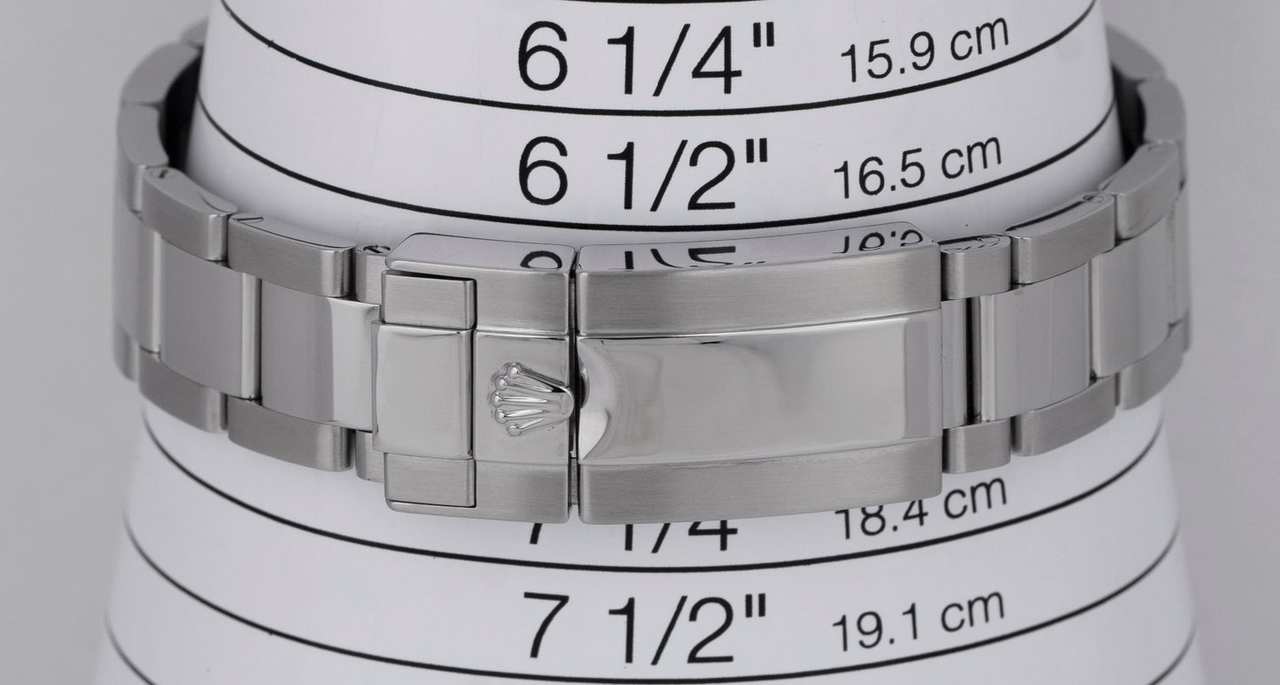 Rolex Daytona Cosmograph PAPERS REHAUT Stainless Black 40mm Watch 116520 B+P