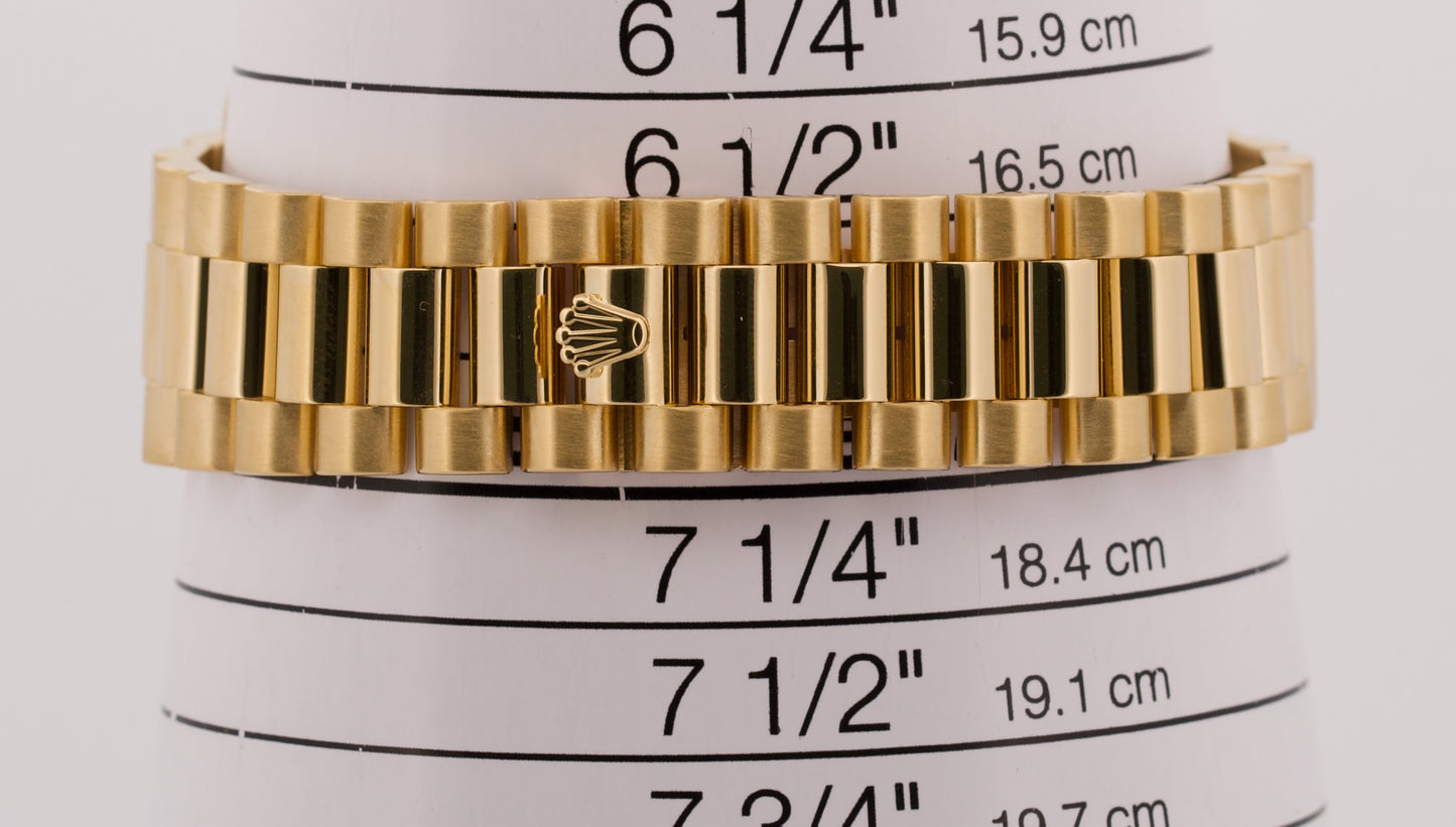 2022 RSC Rolex Day-Date President CHAMPAGNE DIAMOND 18K Gold 36mm 118238 BOX
