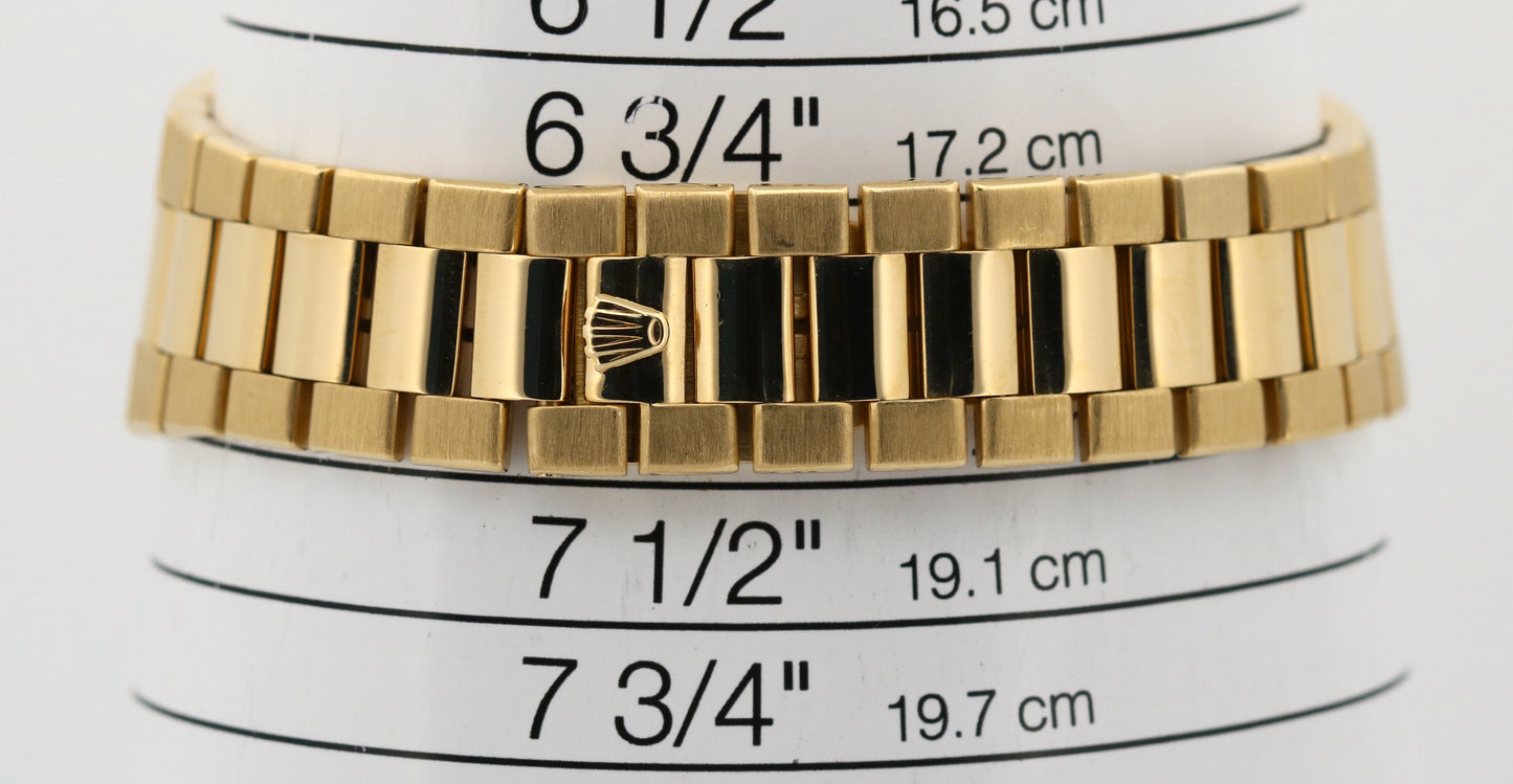 VINTAGE 1979 Rolex OysterQuartz Day-Date President CHAMPAGNE 18K Gold 19018 BOX