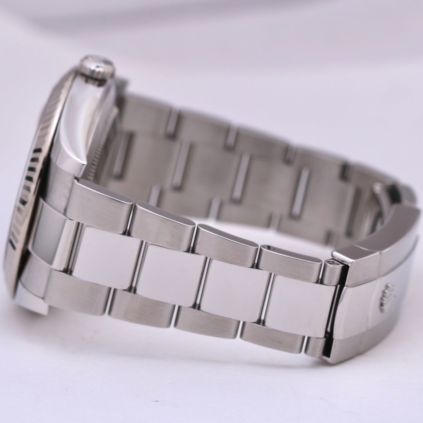 MINT 2023 PAPERS Rolex DateJust 41 GRAY DIAMOND 18K White Gold Fluted 126334 B+P