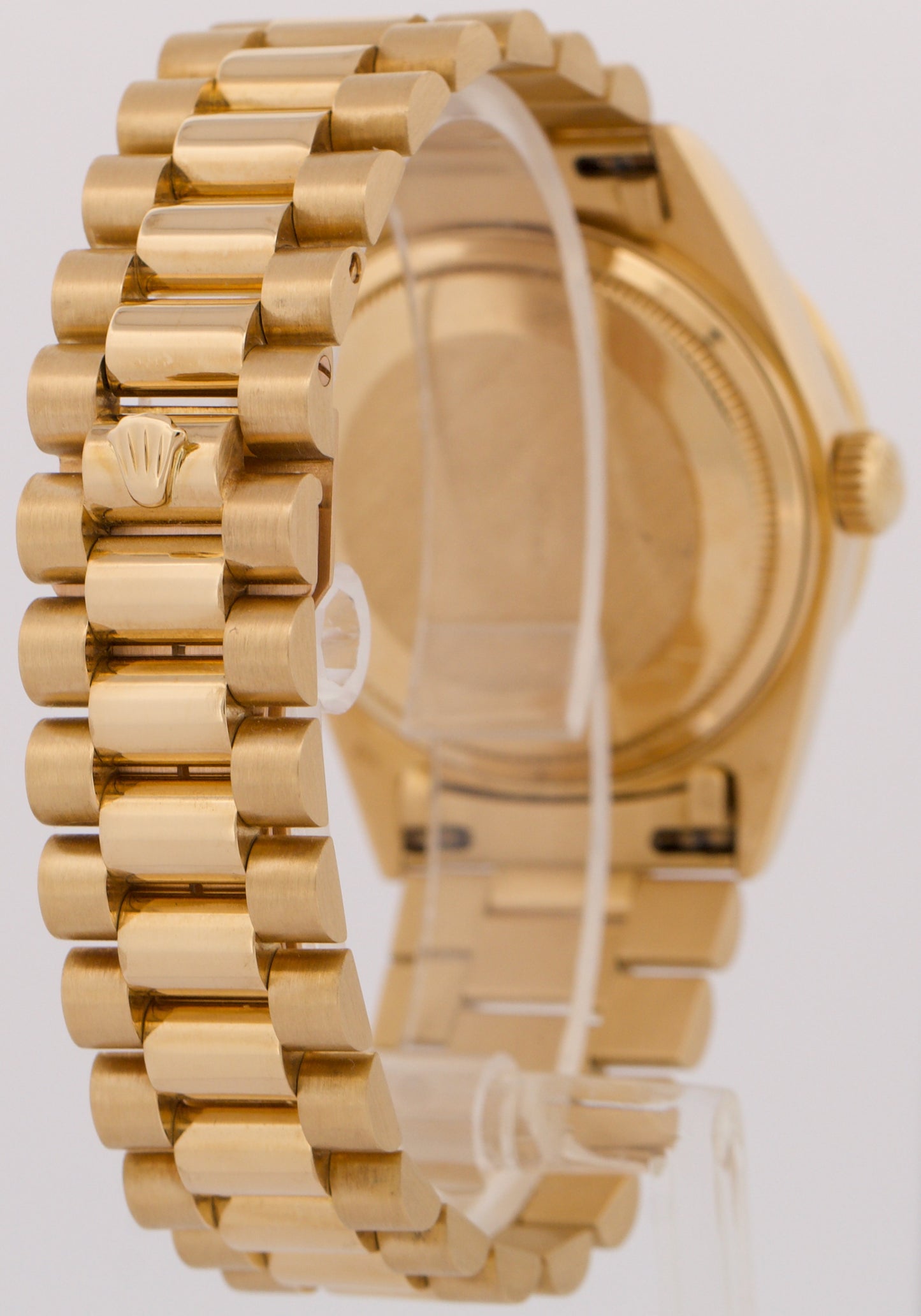 PAPERS Rolex Day-Date President 36mm JUBILEE BLACK DIAMOND 18K Gold 18048 BOX