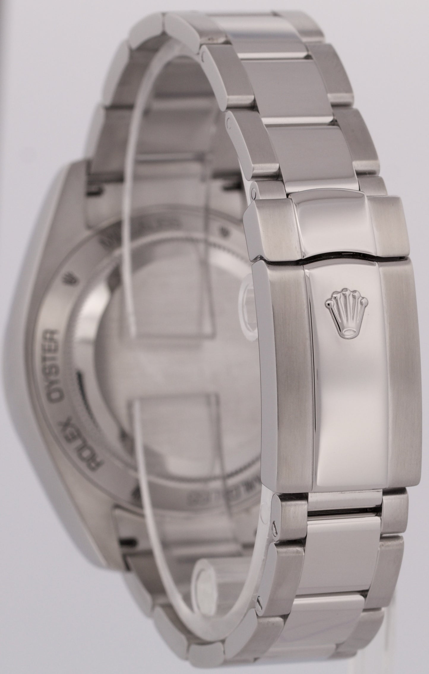 MINT Rolex Milgauss BLACK Green Orange Stainless Steel 40mm 116400 GV Watch