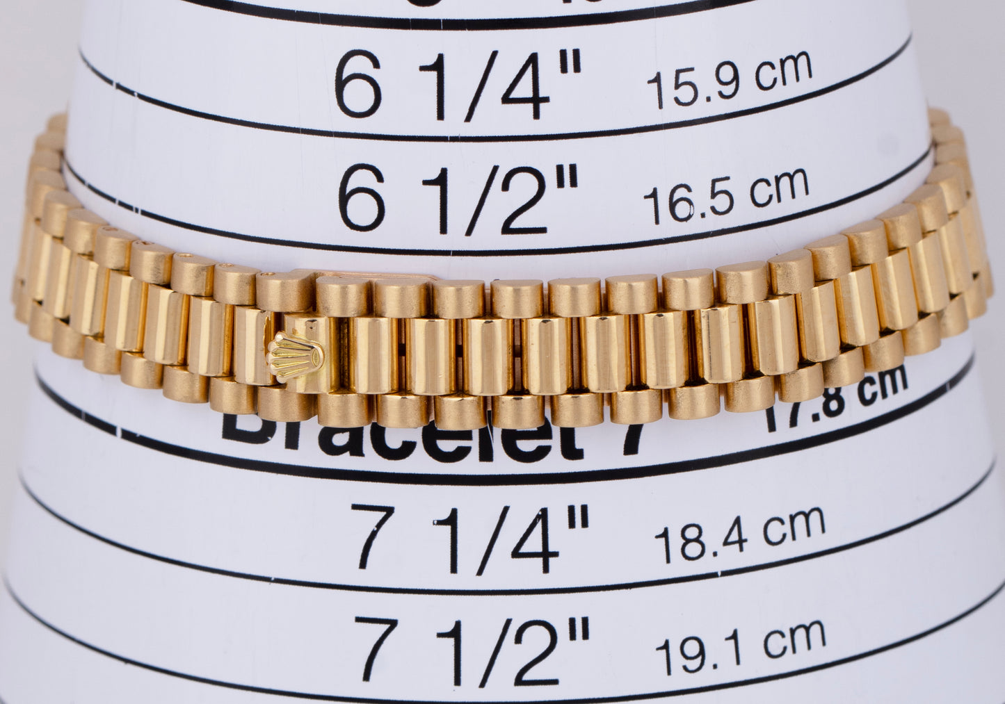 Ladies Rolex DateJust President 26mm Burl Wood Dial 18K Yellow Gold Watch 69178