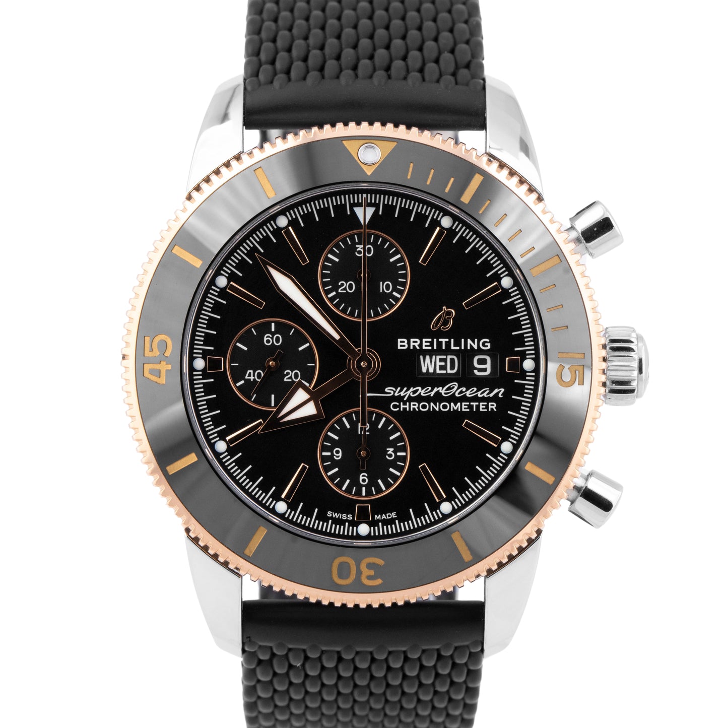 MINT PAPERS Breitling Superocean 44 Heritage Chronograph Two-Tone U13313 BOX