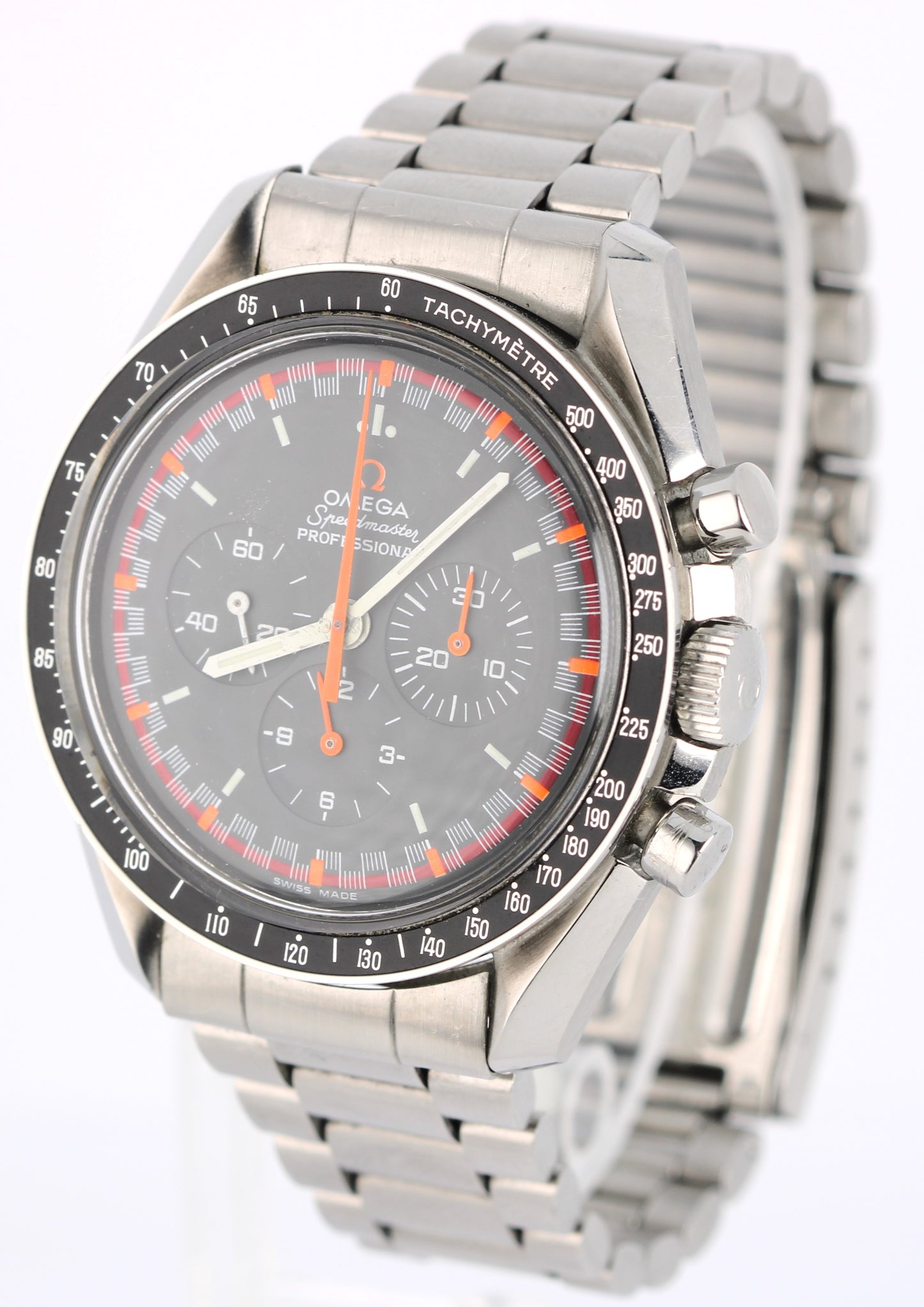Omega Speedmaster Moonwatch Steel Japanese Racing Gray 42mm 3570.40.00 Watch