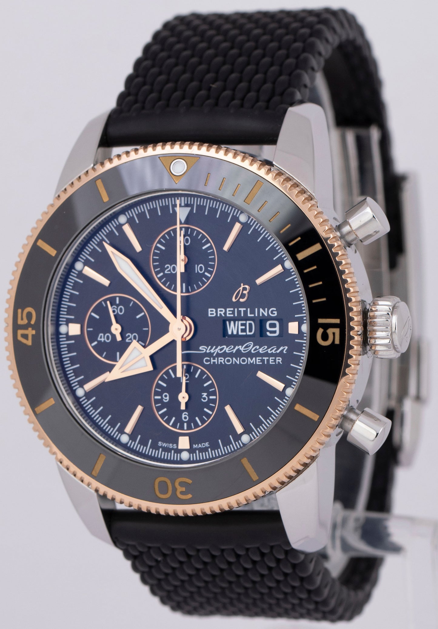 MINT PAPERS Breitling Superocean 44 Heritage Chronograph Two-Tone U13313 BOX