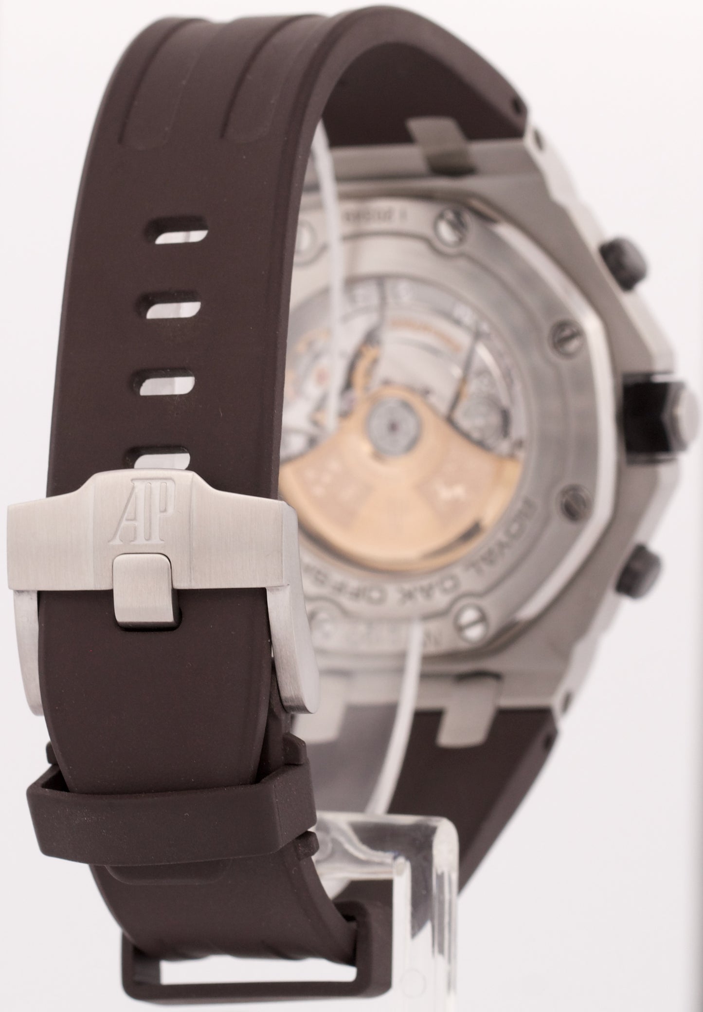 MINT Audemars Piguet Royal Oak Offshore SAFARI Brown Rubber Steel 42mm 26470ST