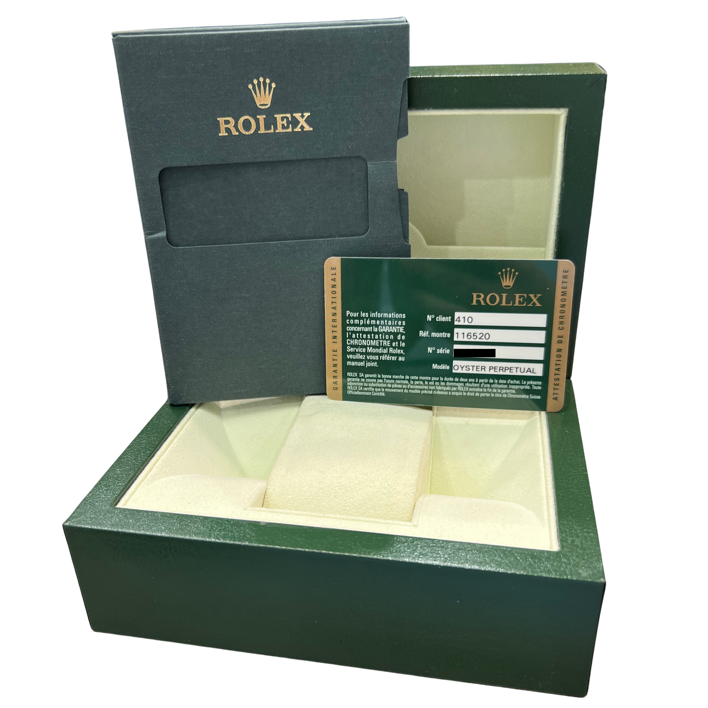 PAPERS Rolex Daytona Cosmograph White Stainless Steel 40mm Watch 116520 BOX