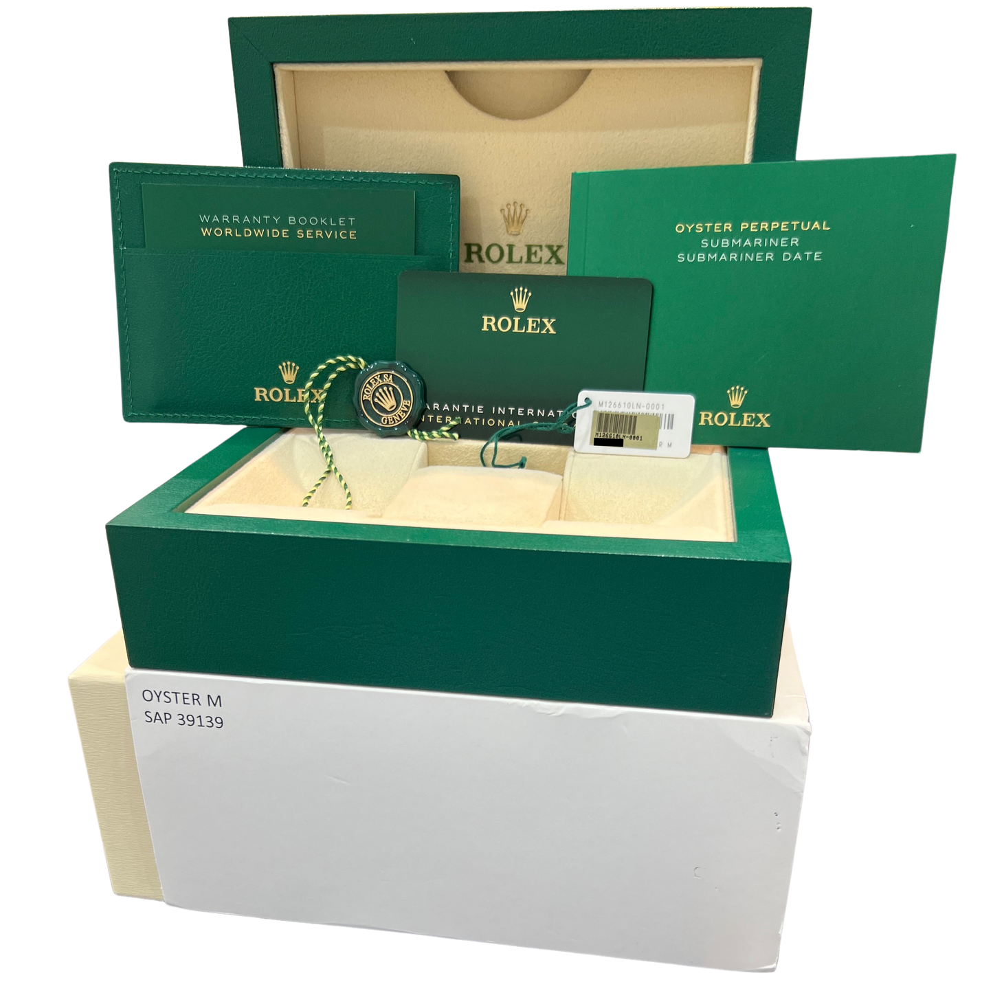 NEW PAPERS Rolex Submariner 41mm Date Stainless Steel Ceramic 126610 LN BOX