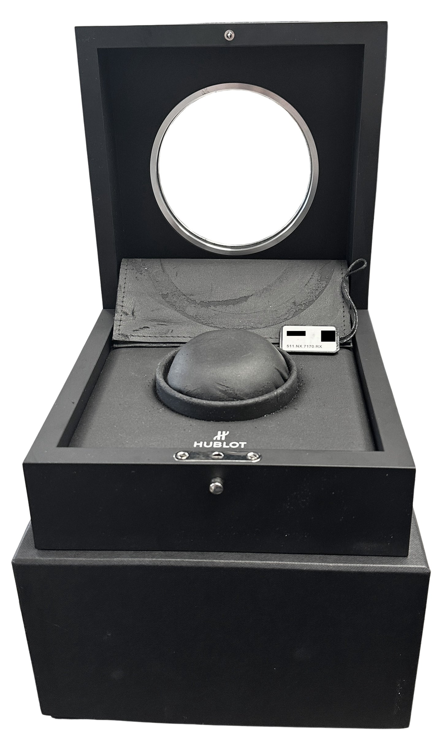Hublot Classic Fusion Titanium Blue 45mm Rubber 511.NX.7170.RX Watch BOX