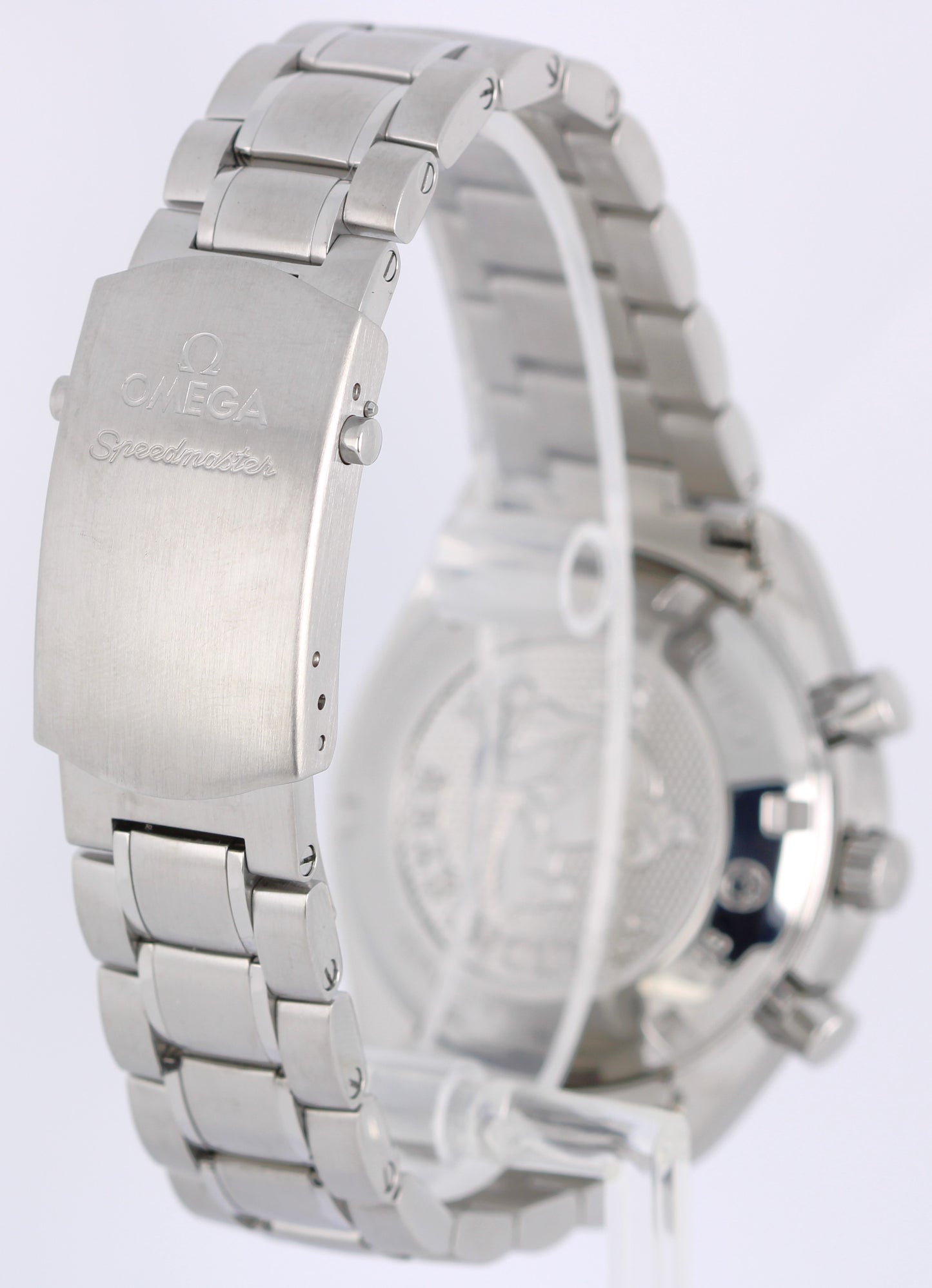 Omega Speedmaster Racing PAPERS Steel Blue 40mm 326.30.40.50.03.001 Watch BOX