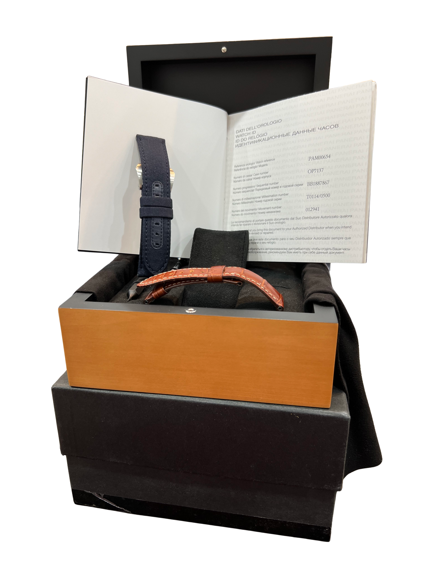 PAPERS Panerai Luminor 1950 3 Days Yachts Challenge Flyback White 44mm PAM00654