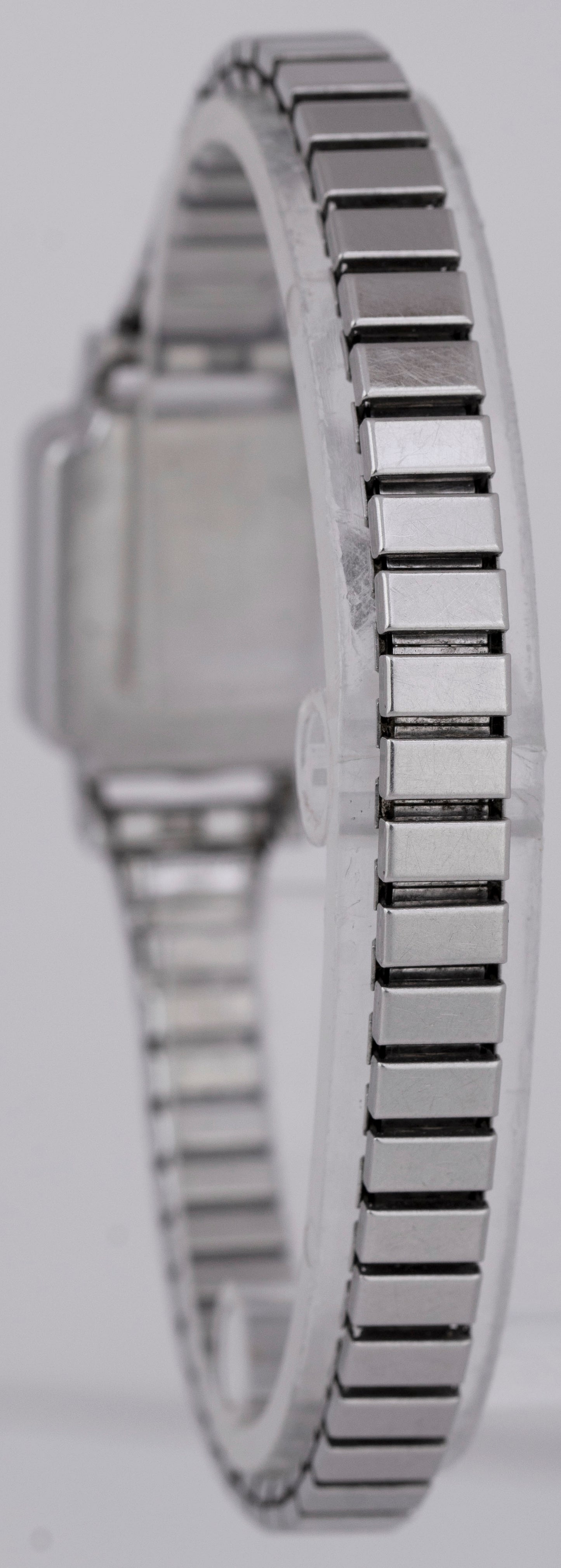 Ladies Rolex Cocktail Stainless Steel 17mm Silver Mechanical Hand-Winding Watch