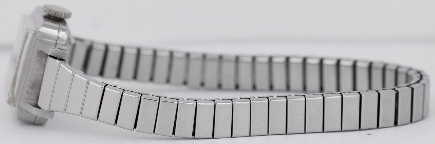 Ladies Rolex Cocktail Stainless Steel 17mm Silver Mechanical Hand-Winding Watch