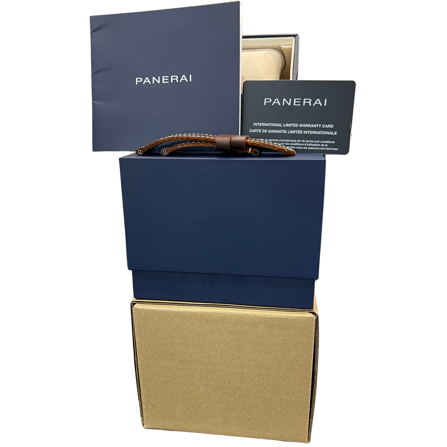 PAPERS Panerai Luminor Submersible Bronzo PAM 968 47mm Watch PAM00968 BOX