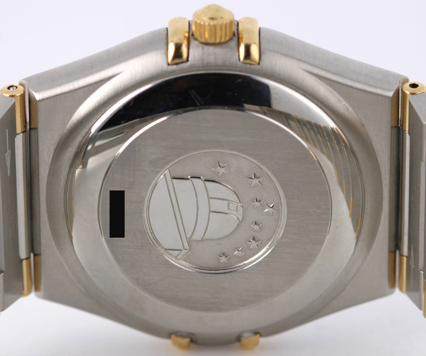 Omega Constellation Two-Tone 18k Yellow Gold Steel Silver 35.5mm 1202.30 Watch