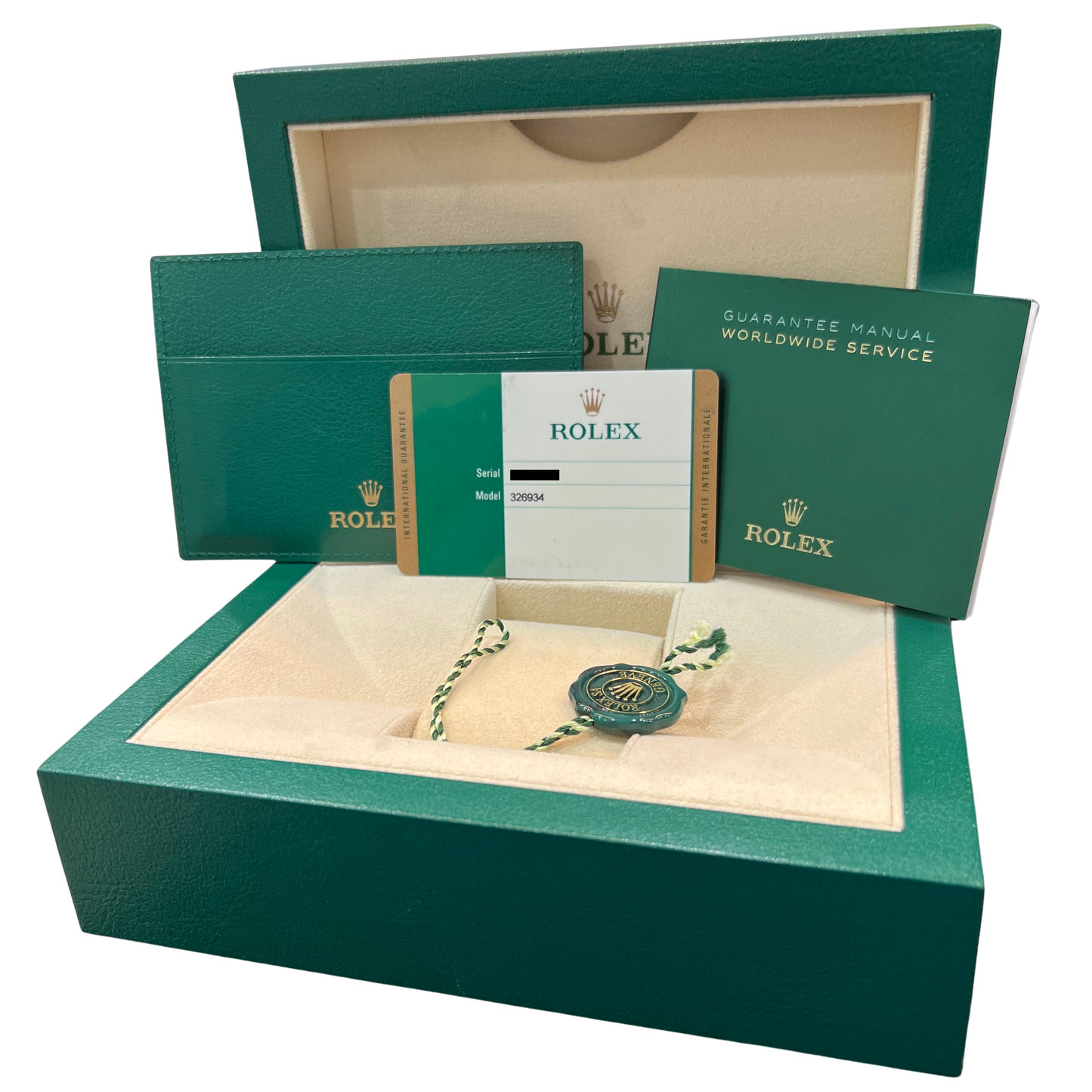PAPERS Rolex Sky-Dweller 326934 Black 42mm OYSTER Steel 18K Gold Watch BOX