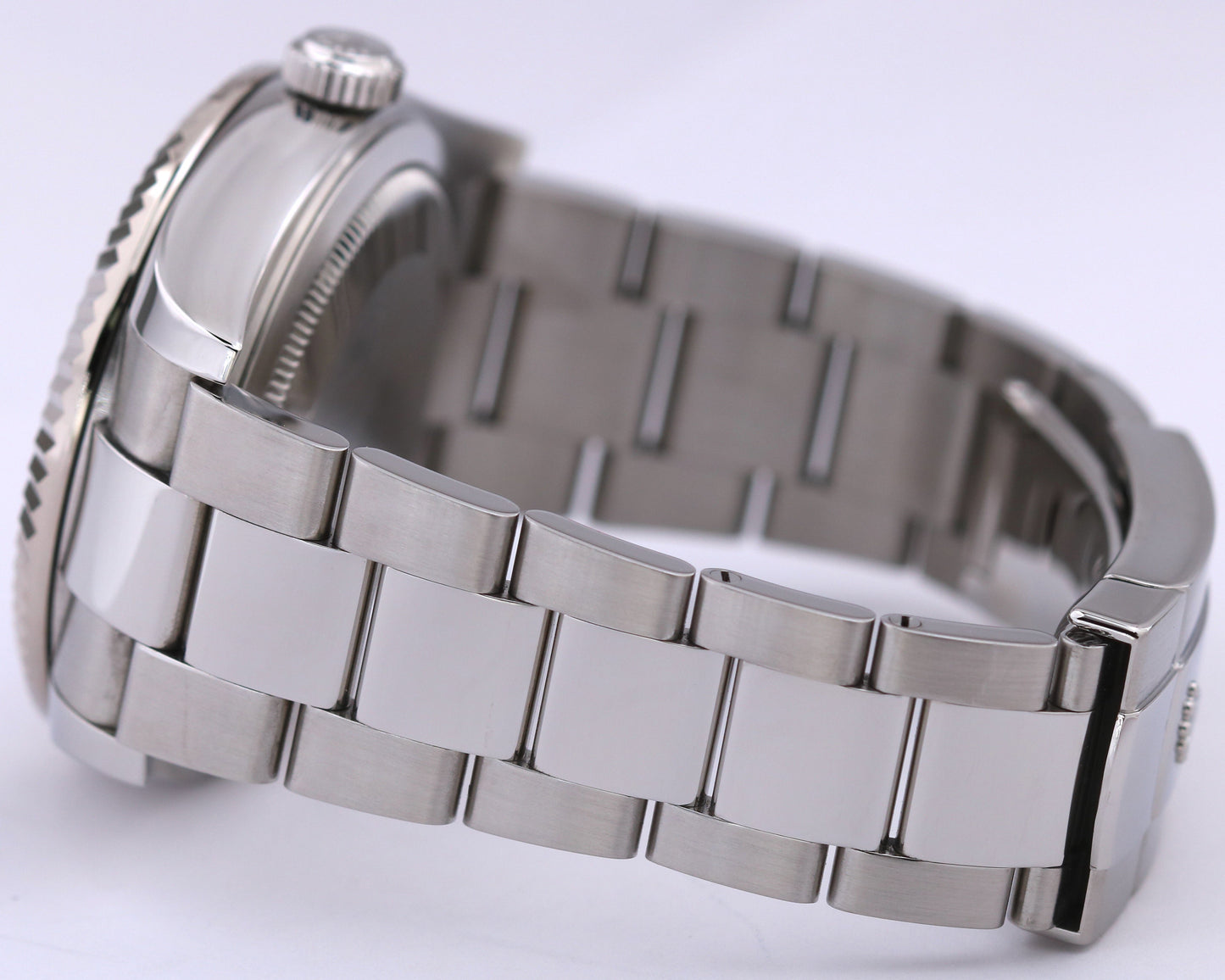 MINT PAPERS Rolex Sky-Dweller WHITE Stainless 18K Gold 42mm 326934 Oyster BOX