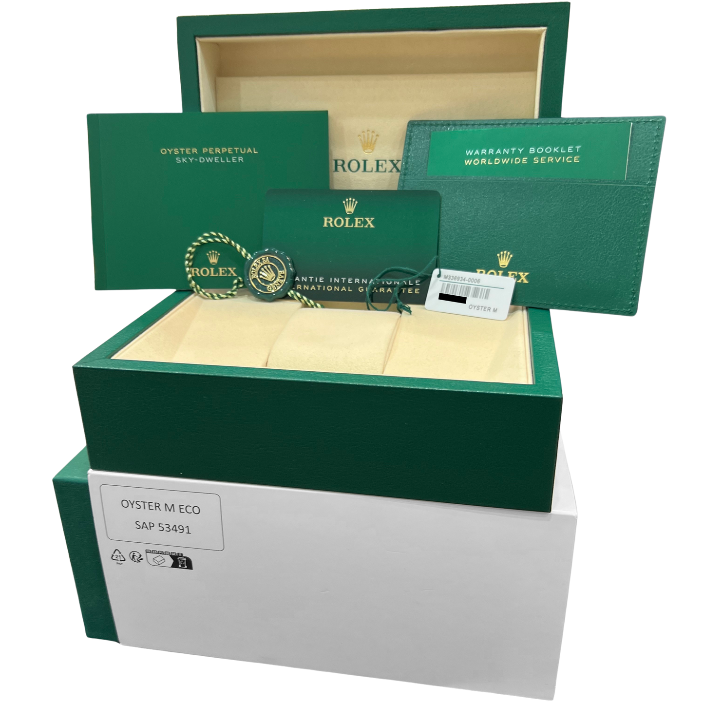 NEW 2025 PAPERS Rolex Sky-Dweller BLUE 42mm Steel Gold Jubilee Watch 336934 BOX