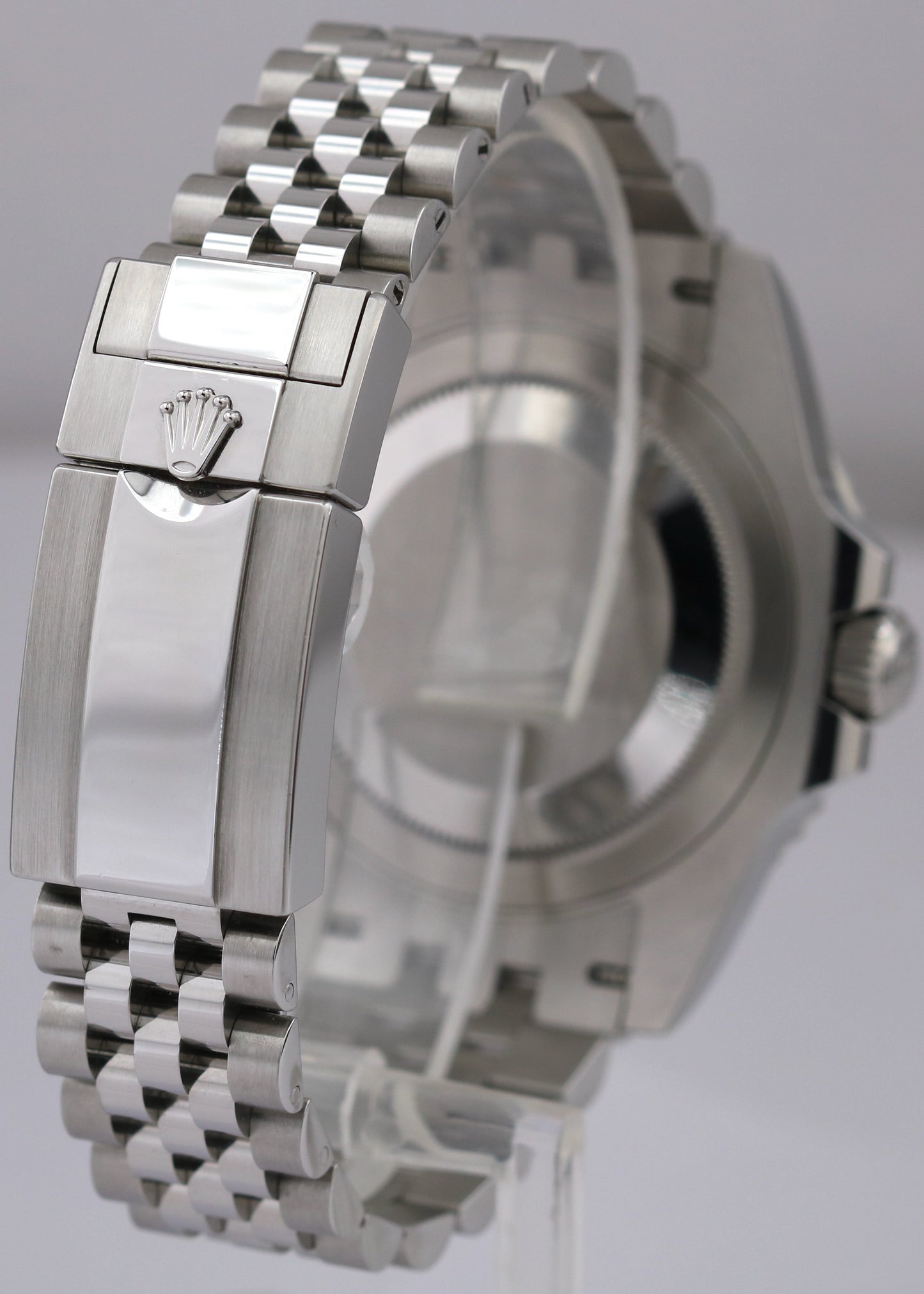 MINT Rolex GMT-Master II BATGIRL Blue Black JUBILEE Stainless 40mm 126710 BLNR