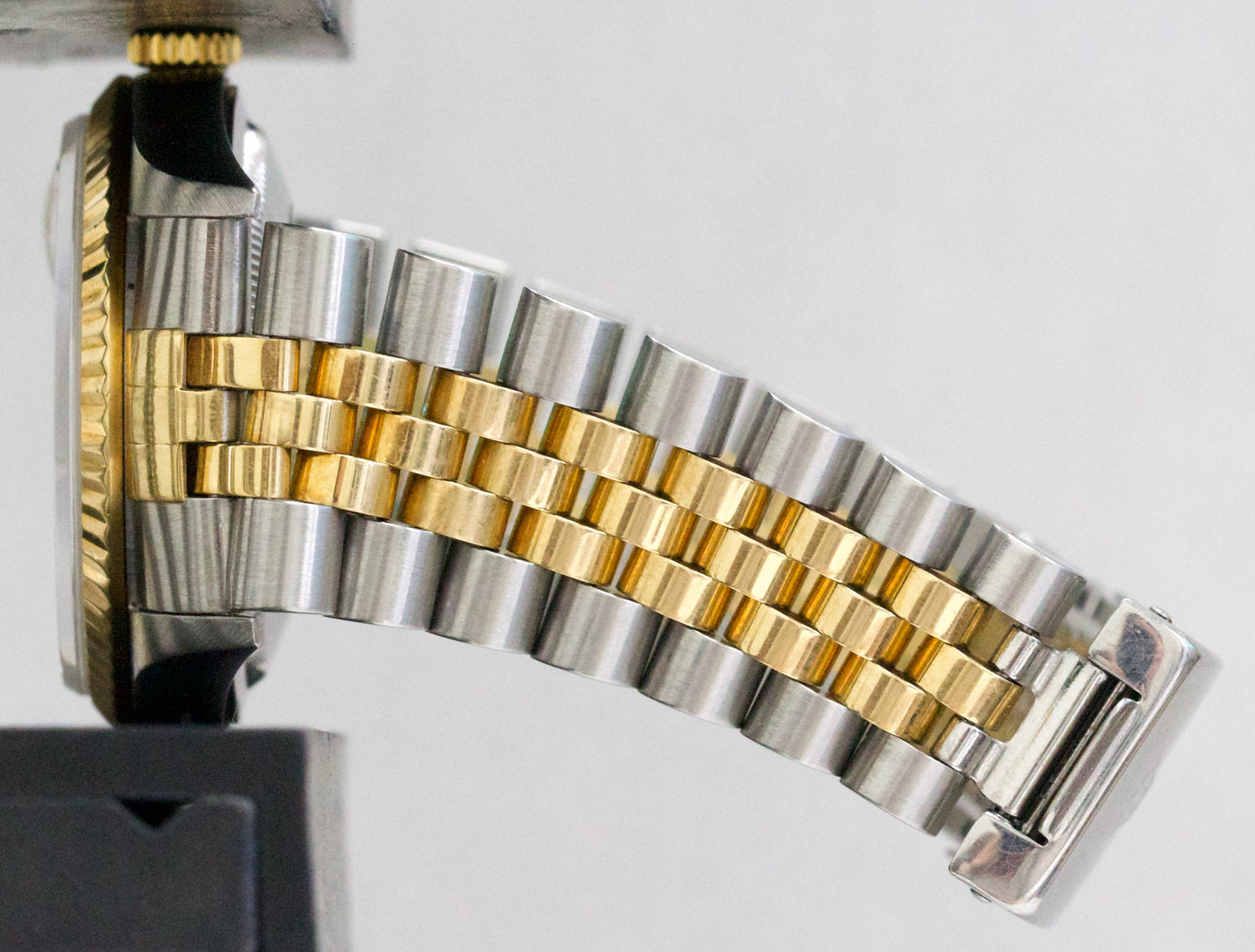 Rolex DateJust 36mm JUBILEE IVORY ARABIC 18K Yellow Gold Steel 16233 Watch