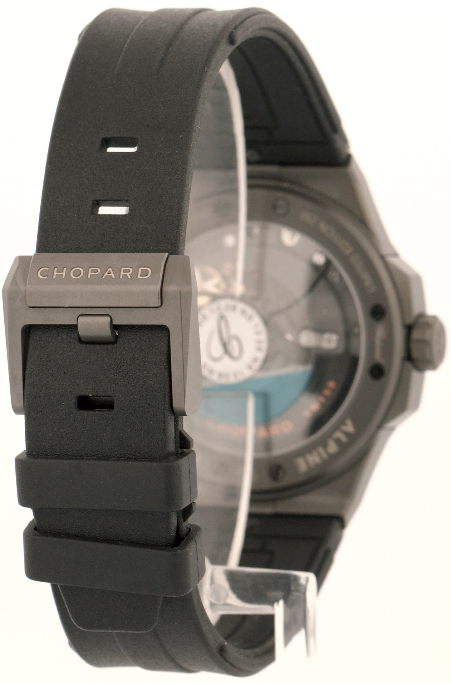 NEW 2026 PAPERS Chopard Alpine Eagle Rubber Black TITANIUM 41mm 298600-3028 BOX
