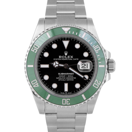 NEW SEPT 2025 PAPERS Rolex Submariner 41 Steel GREEN KERMIT 41mm 126610 LV BOX